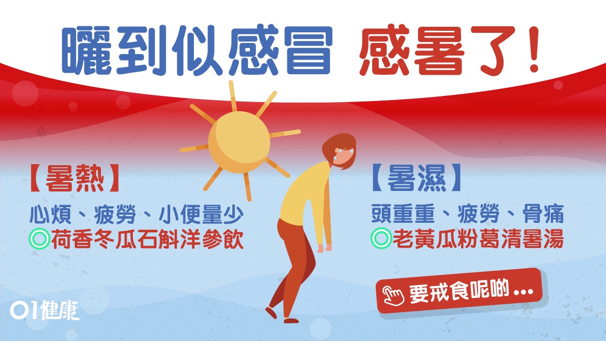 【中暑】常嘆冷氣易「感暑」！汗多尿少似感冒6個症狀已輕微中暑