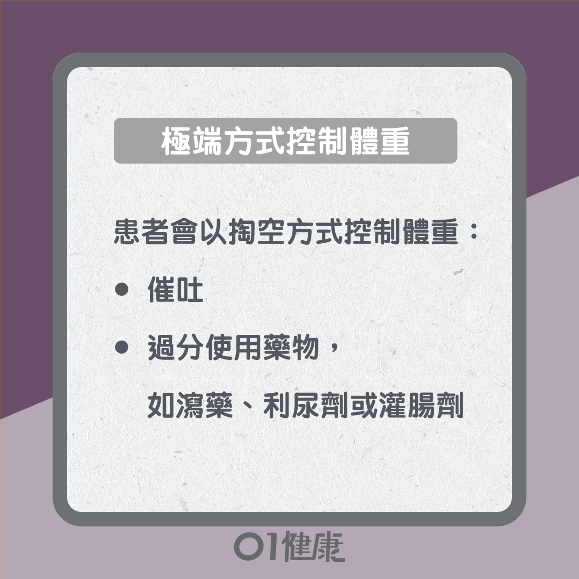 厭食症知多啲(01製圖) 厭食症知多啲(01製圖)