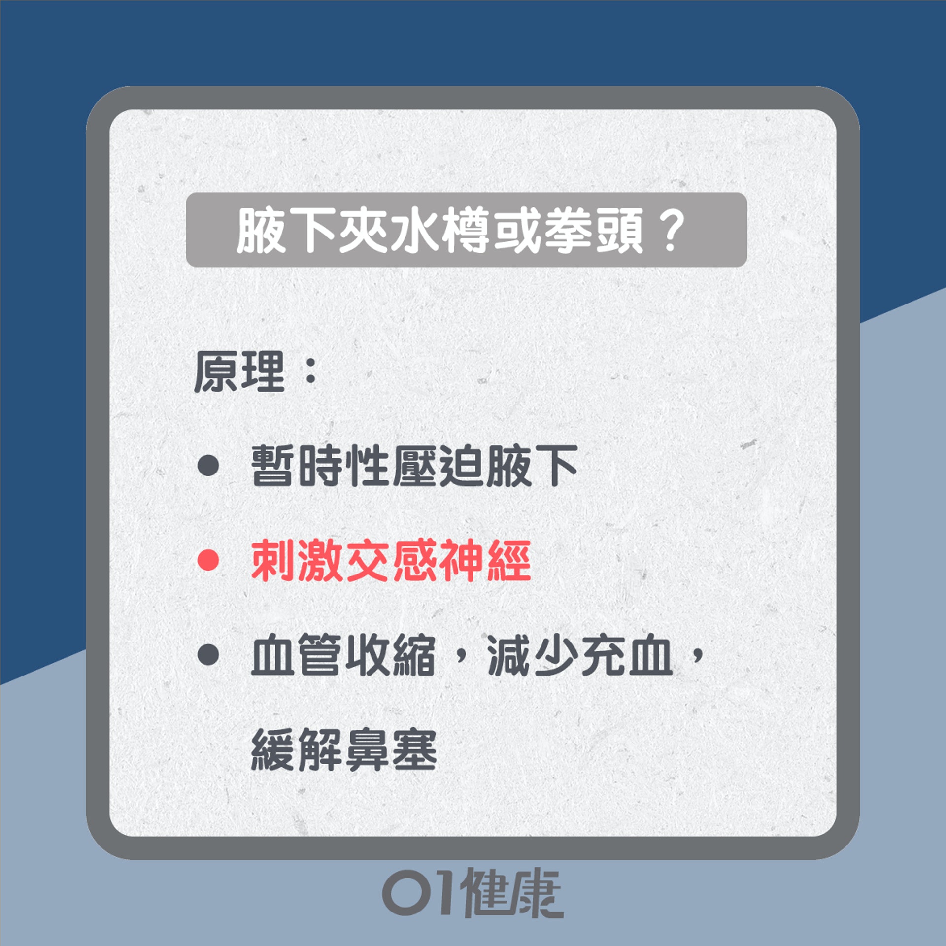 通鼻塞點做好?(01製圖) 通鼻塞點做好?(01製圖)