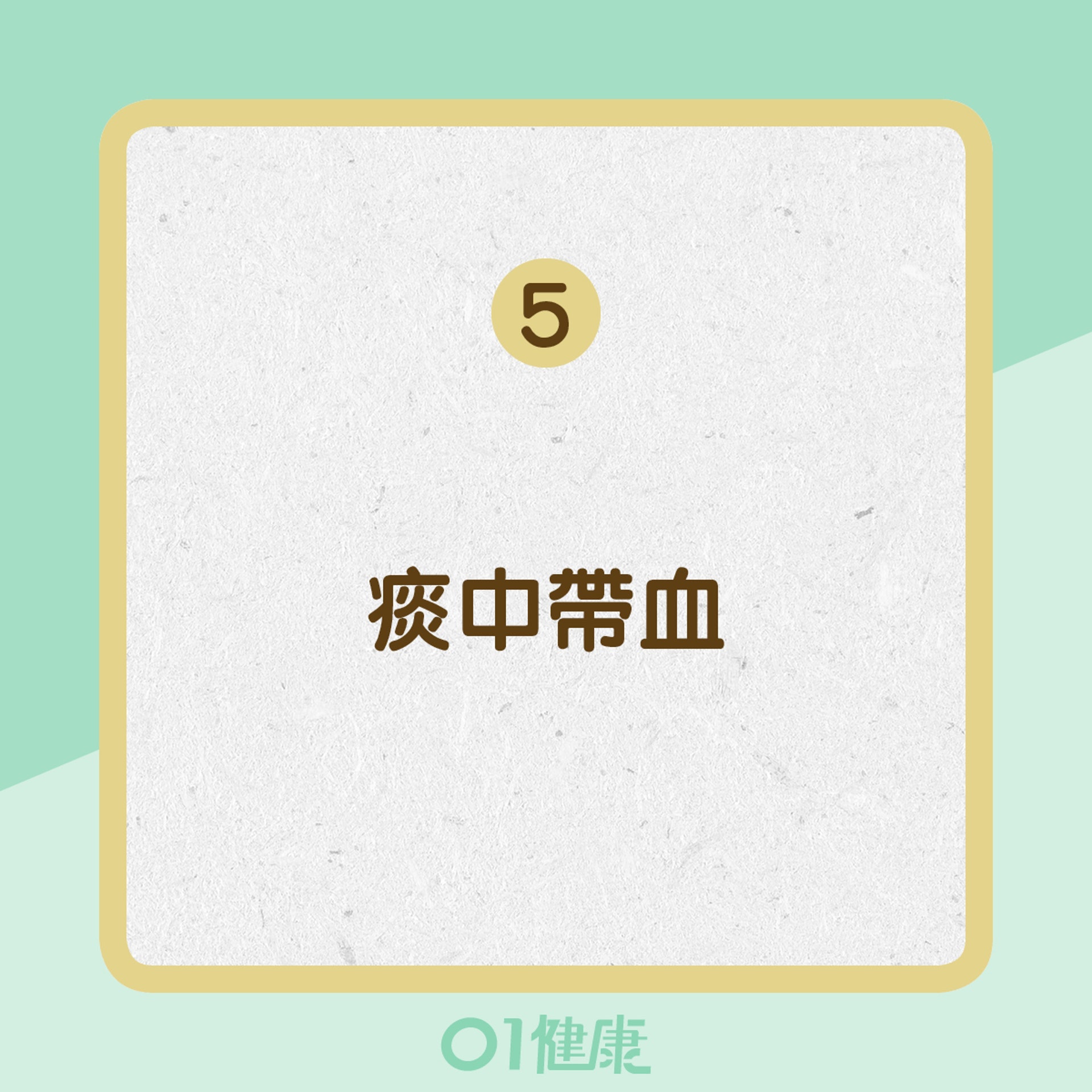 肺癌的病徵(01製圖) 肺癌的病徵(01製圖)