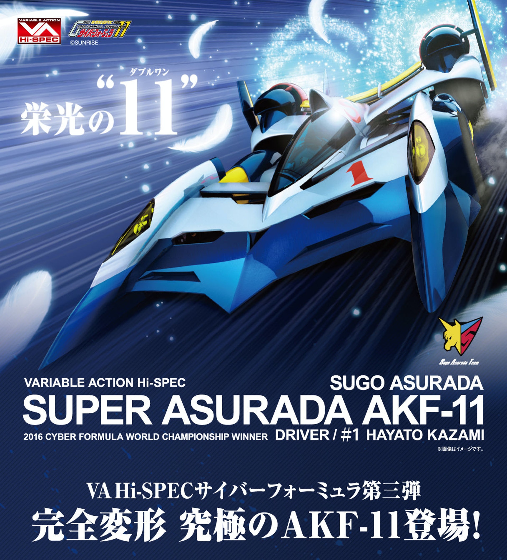 高智能方程式va Hi Spec 超級雷神akf 11 風見雙冠戰車極巨大化 高智能方程式va Hi Spec 超級雷神akf 11 風見雙冠戰車極巨大化