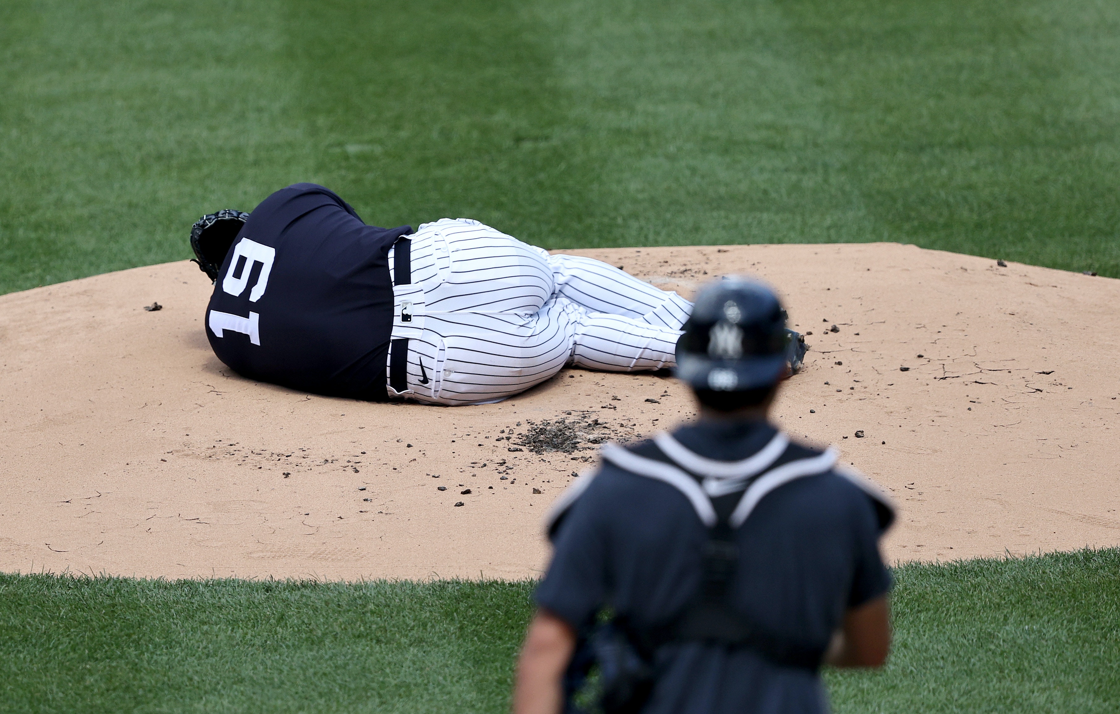 Mlb 田中將大練習遭洋基強棒爆頭大難不死誓言盡快重返投手丘