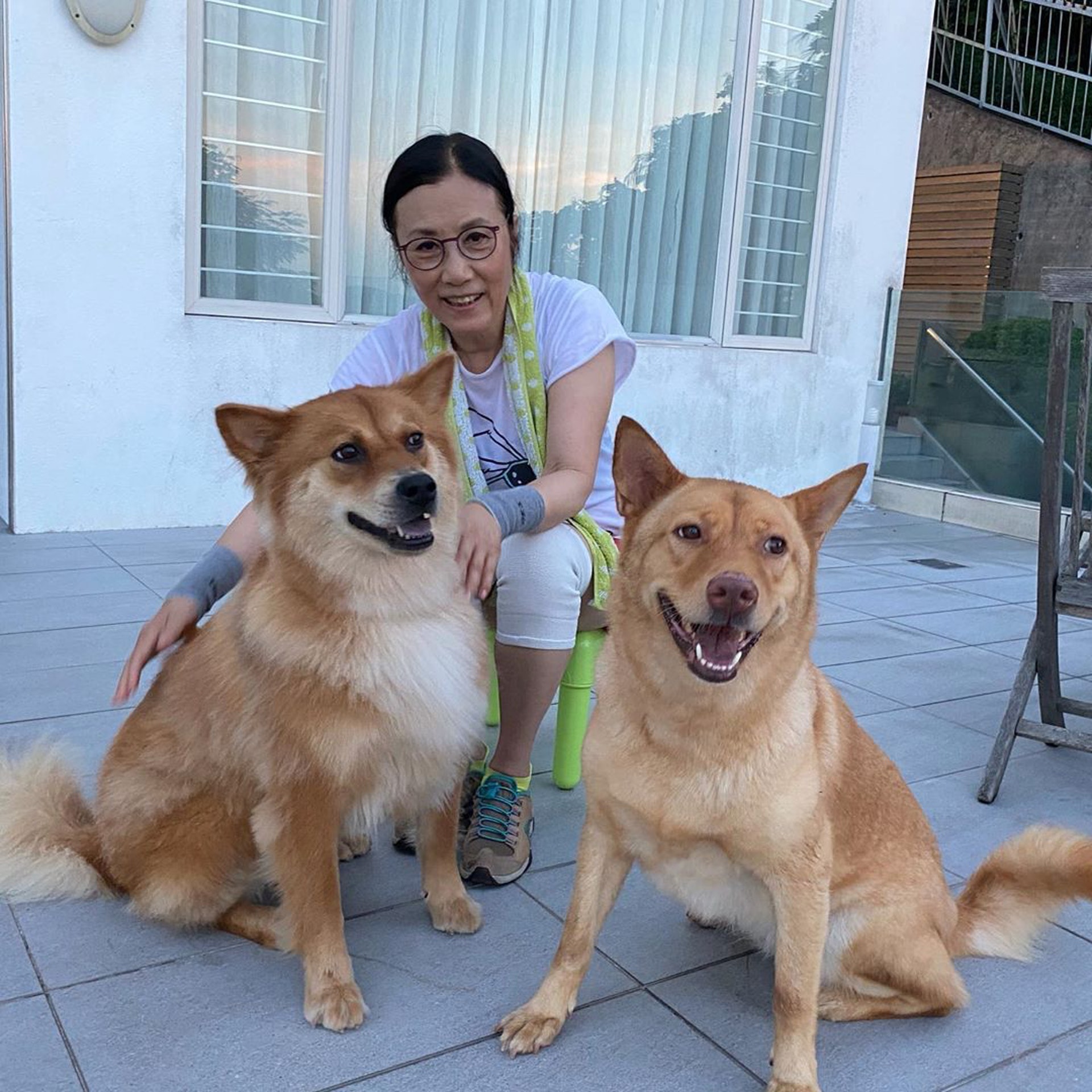 Liza姐兩隻狗狗都係領養返嚟。(IG:wang_liza) Liza姐兩隻狗狗都係領養返嚟。(IG:wang_liza)
