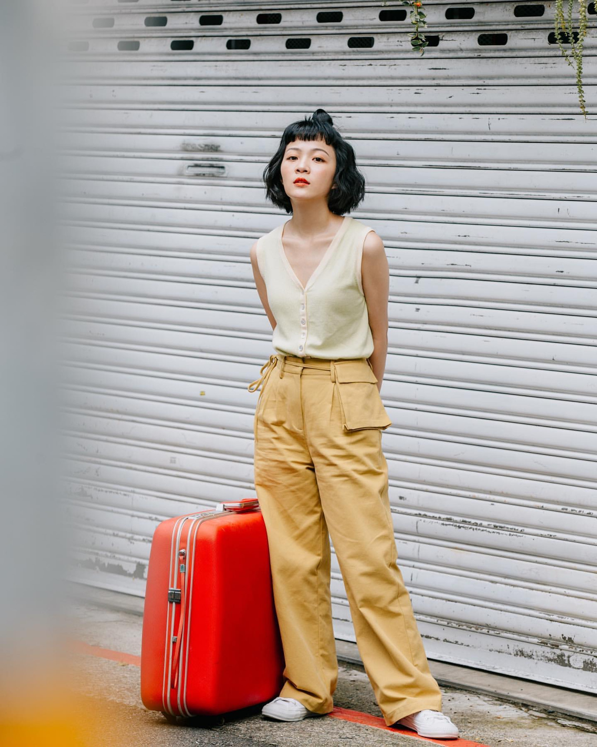 「mini matters」的服裝顔色甜美鮮艷,充滿復古風味。(minimatterstw@IG)