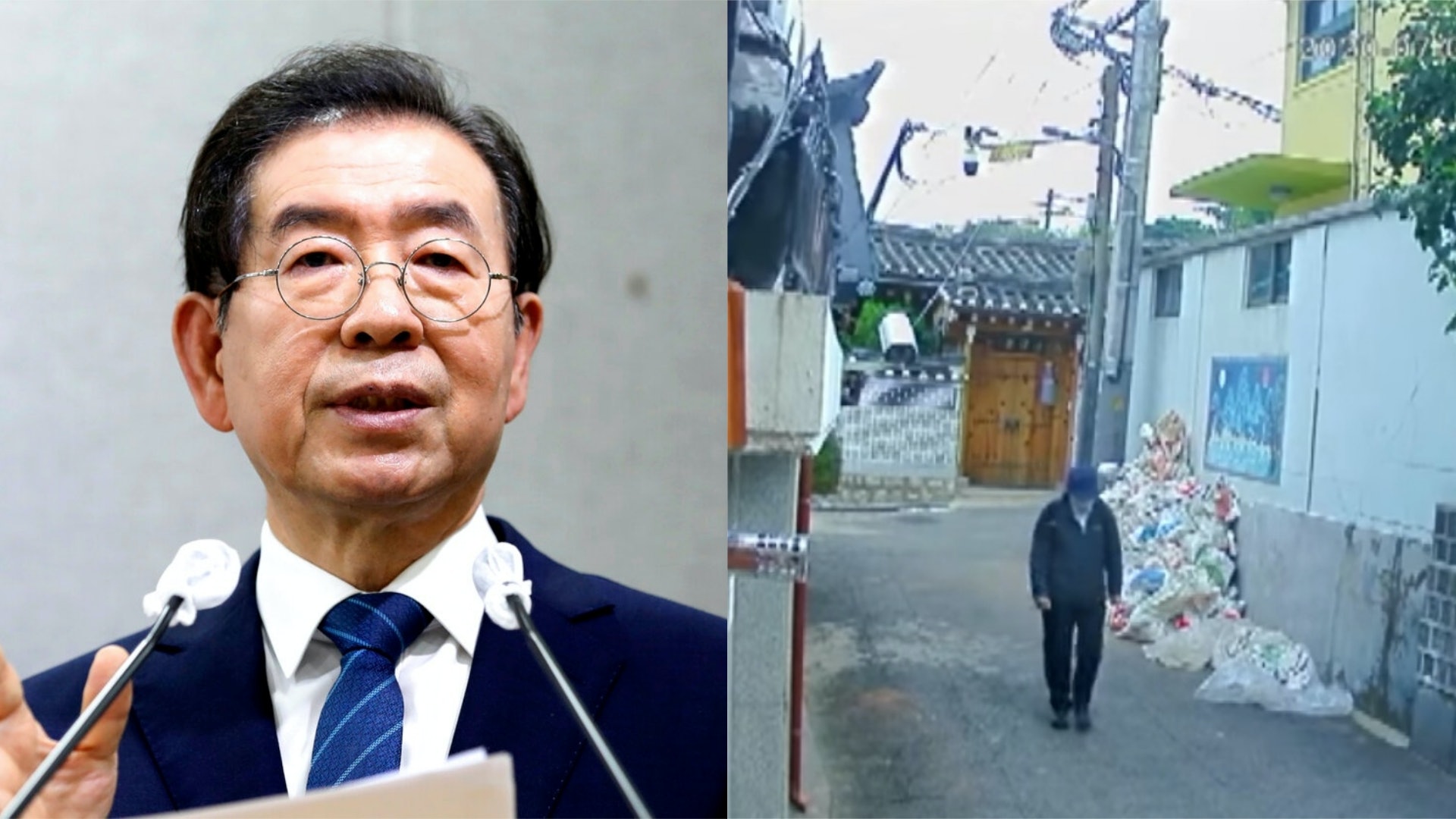 韓國首爾市長朴元淳自殺 生前遭控性騷擾 閉路鏡頭拍下最後身影 韓國首爾市長朴元淳自殺 生前遭控性騷擾 閉路鏡頭拍下最後身影