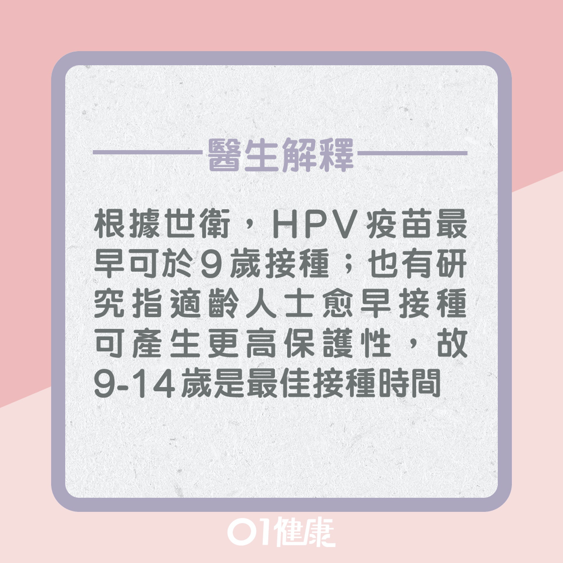 HPV疫苗有迷思！（01製圖）