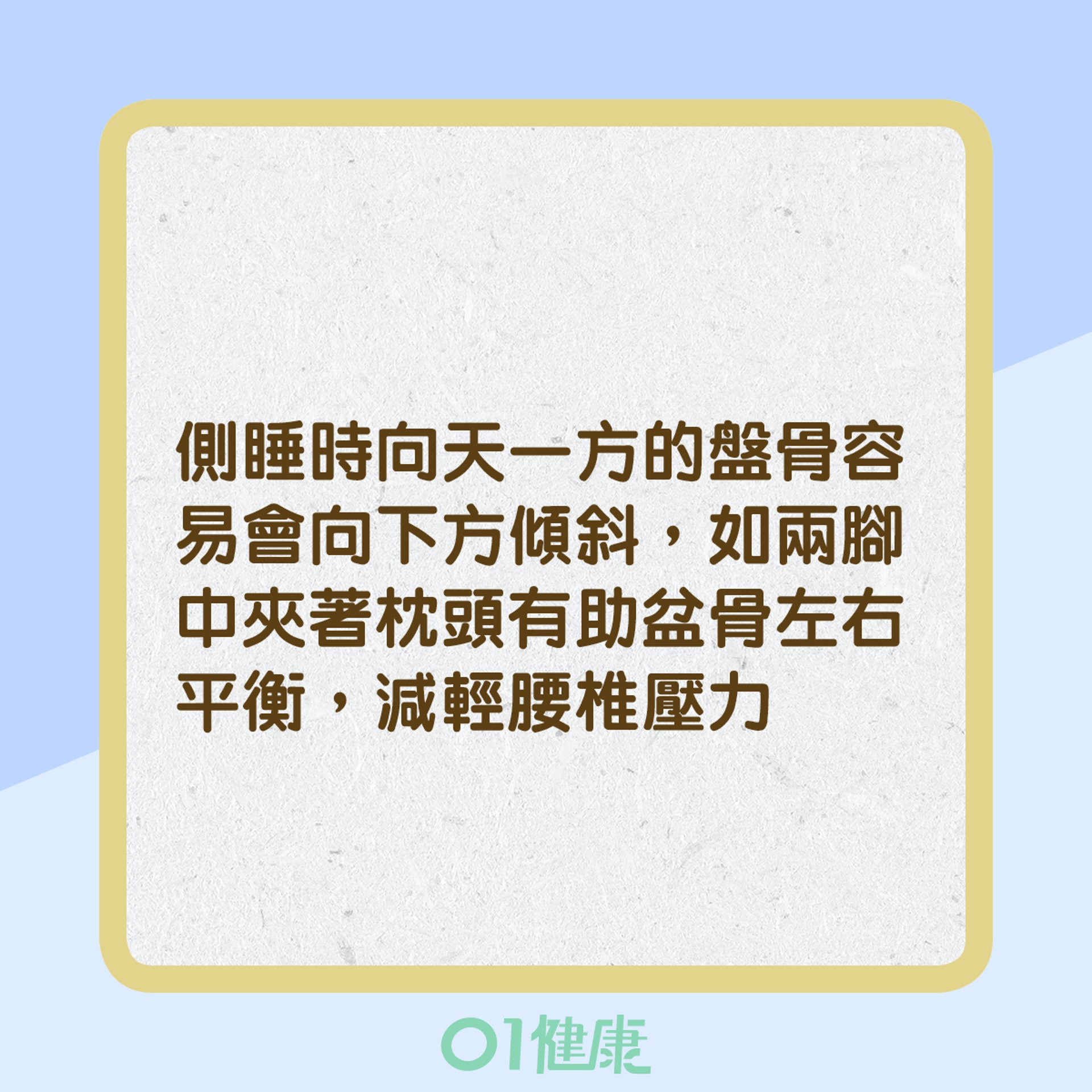 4個較常見睡姿分析(01製圖) 4個較常見睡姿分析(01製圖)