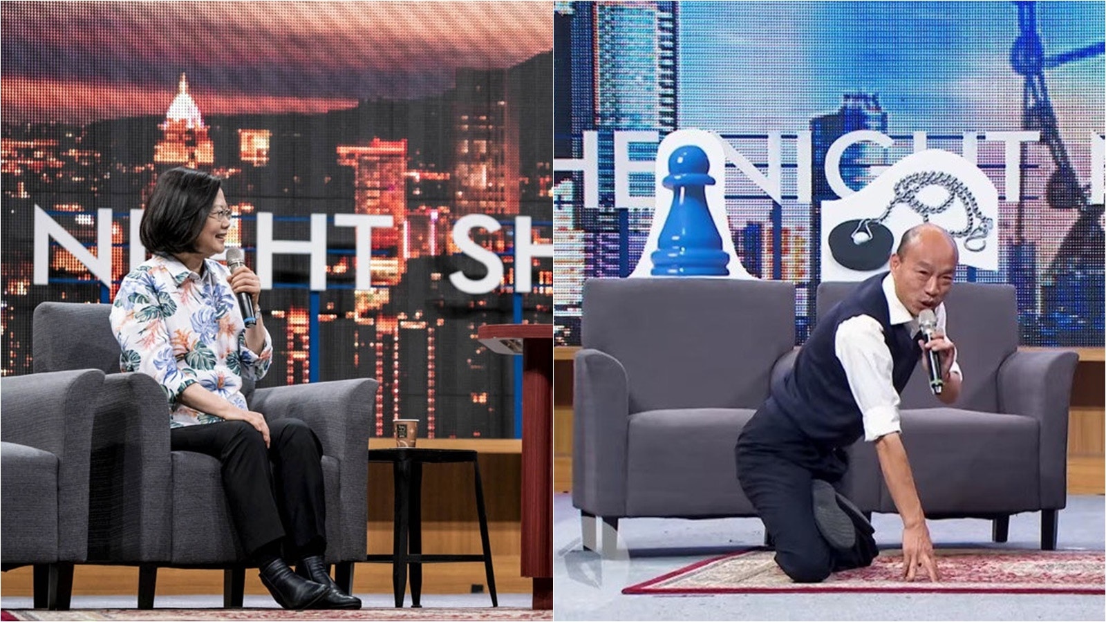 蔡英文韓國瑜被揭付錢上節目拉票台知名政治訪談節目主持人道歉