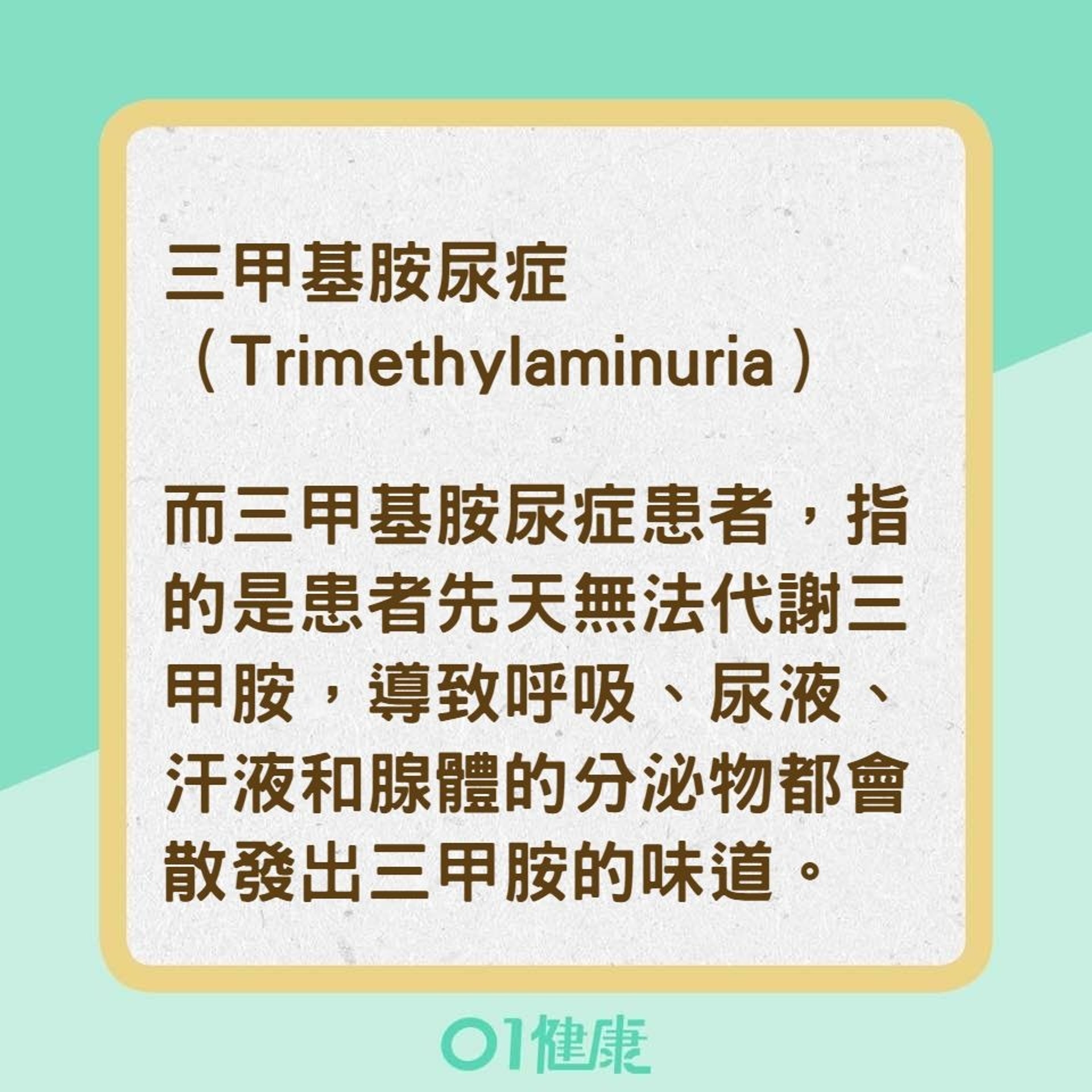 造成體味的潛藏疾病(01製圖) 造成體味的潛藏疾病(01製圖)