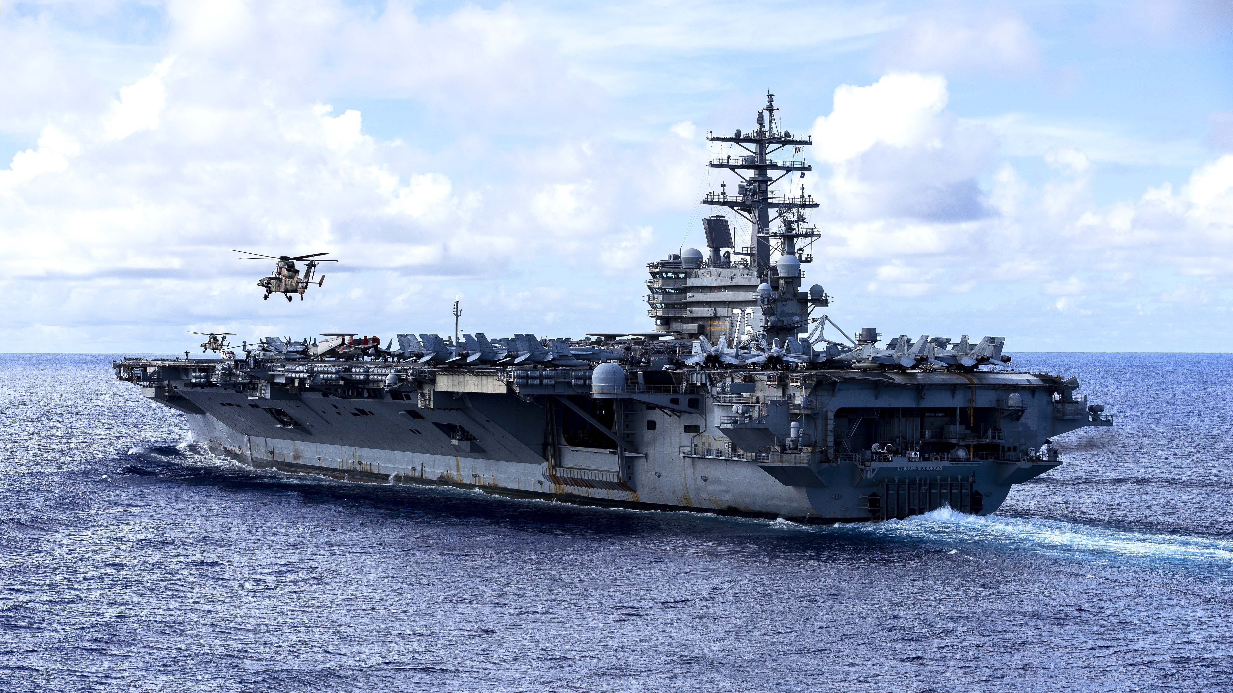 南海博弈 美日澳南海大演習澳艦靠近南沙與中國海軍對峙 圖