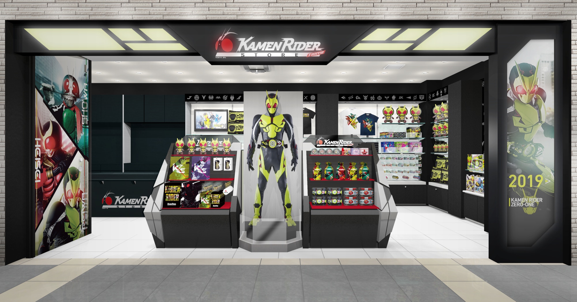 幪面超人專門店（KAMEN RIDER STORE TOKYO）早前7月1日在東京站一番街開幕，可惜因疫情香港朋友無法前往。（官方圖片）