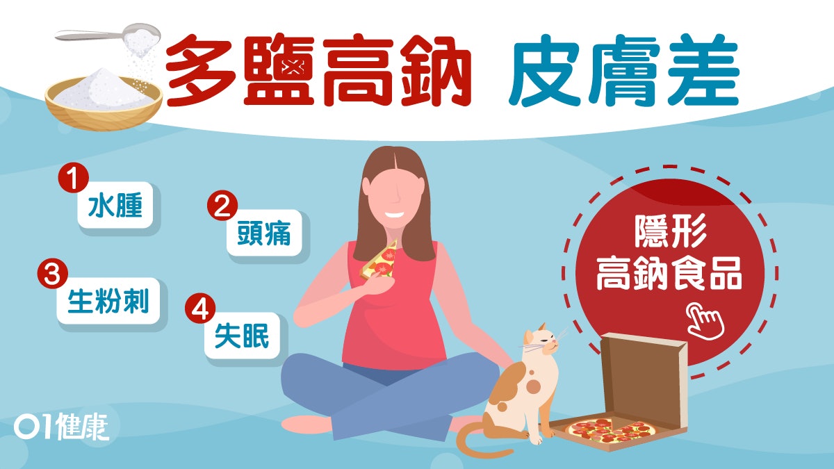 【鈉超標】頭痛水腫瞓得差6大警號 5種隱形高鈉食物陷阱不一定鹹 【鈉超標】頭痛水腫瞓得差6大警號 5種隱形高鈉食物陷阱不一定鹹