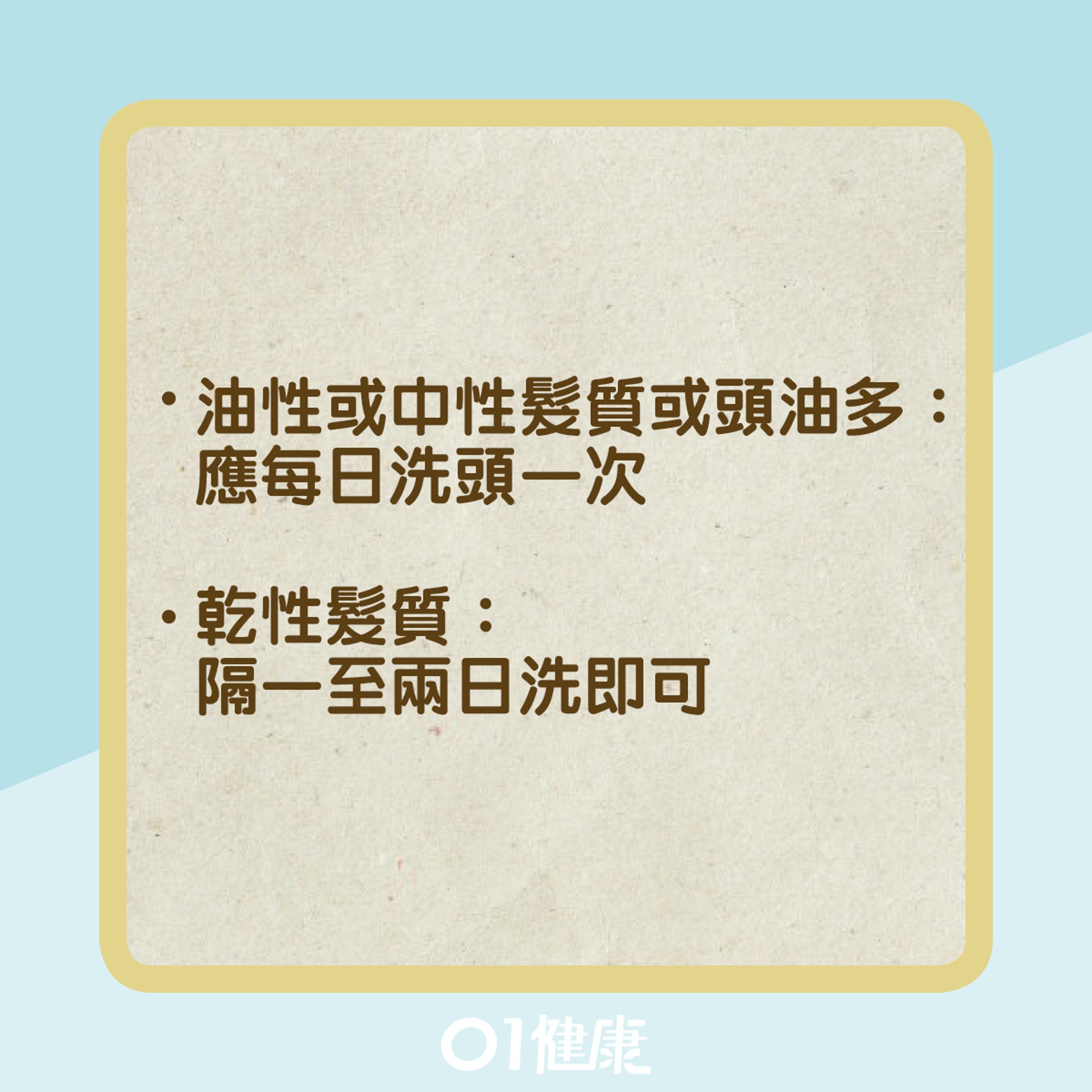 洗頭知多啲Q & A (01製圖) 洗頭知多啲Q & A (01製圖)