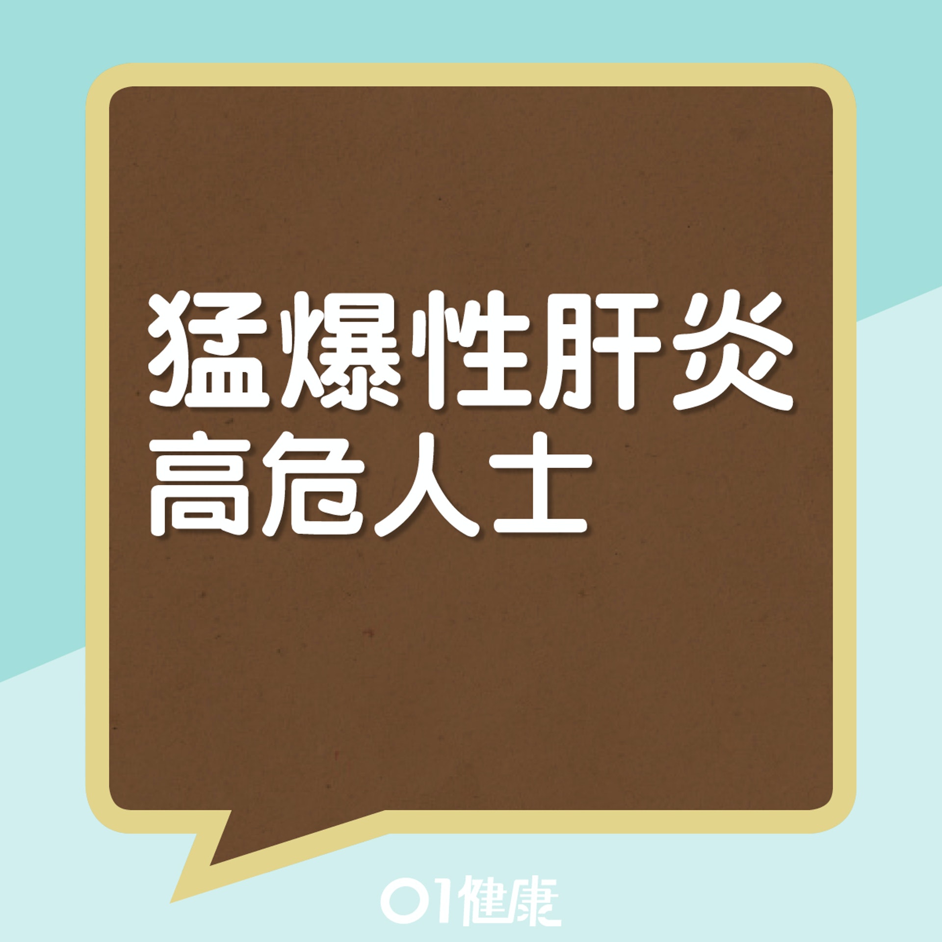 猛爆性肝炎的高危人士(01製圖) 猛爆性肝炎的高危人士(01製圖)