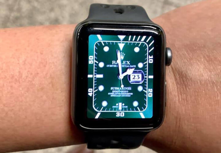 rolex apple watch face app