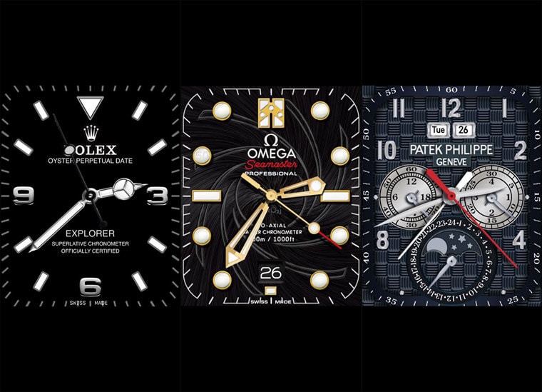 可讓Apple Watch秒變Rolex、Omega等名錶的Clockology app。（Facebook@Clockology）