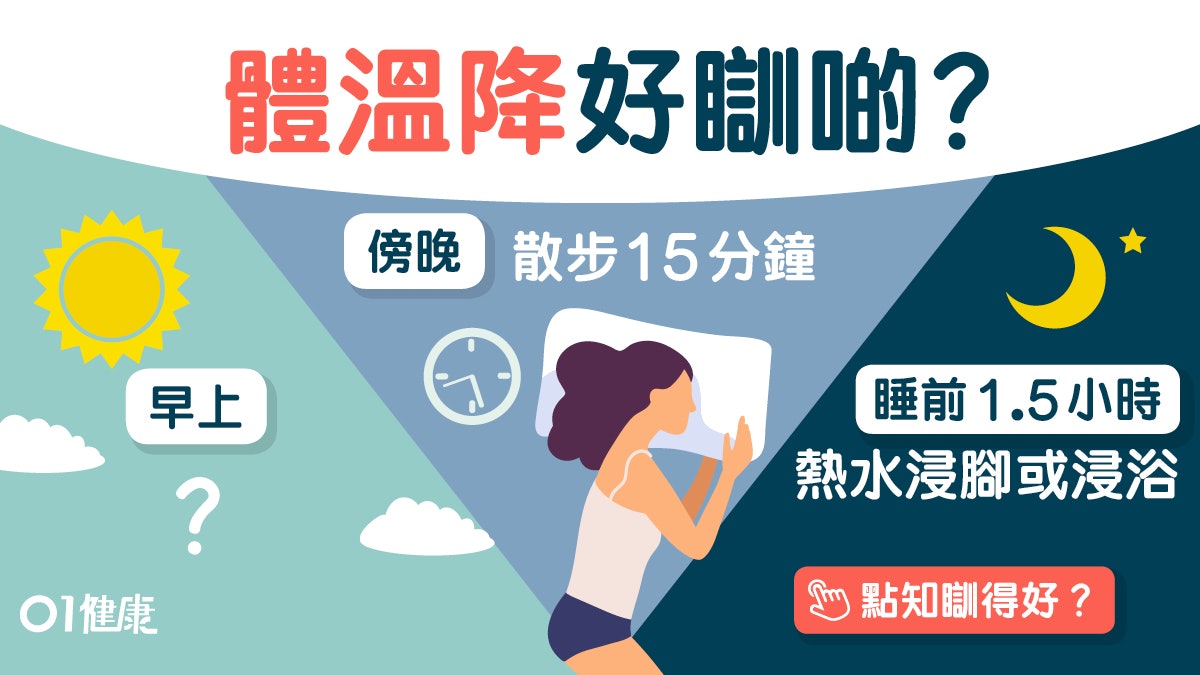 失眠 洗手赤腳醫生推薦4方法好瞓啲7條問題測你有冇優質睡眠 香港01 健康