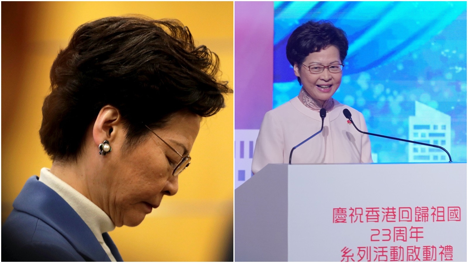 【觀察】從哽咽到風趣的林鄭月娥　香港政治氣氛已變