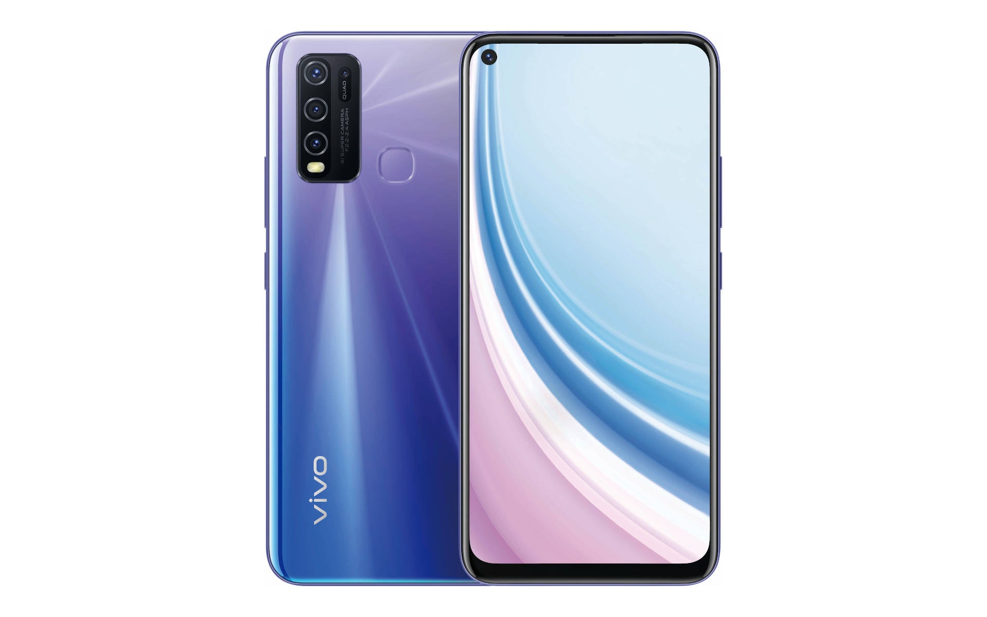 vivo Y50:配備 6.53 吋 2340 × 1080 LCD 屏中鏡屏幕。(vivo) vivo Y50:配備 6.53 吋 2340 × 1080 LCD 屏中鏡屏幕。(vivo)