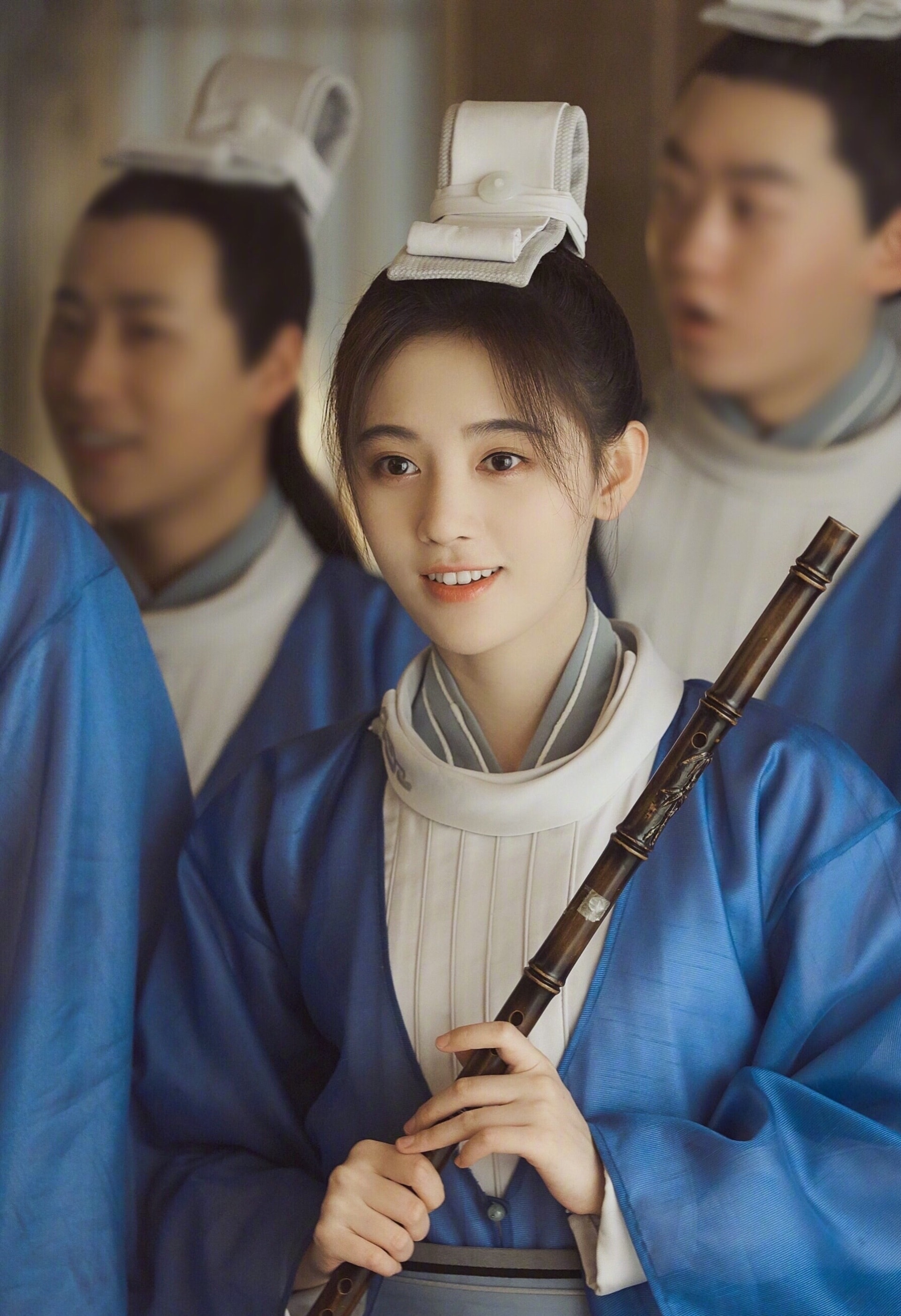 鞠婧禕出演多套内地電視劇拍攝。(鞠婧禕@微博) 鞠婧禕出演多套内地電視劇拍攝。(鞠婧禕@微博)