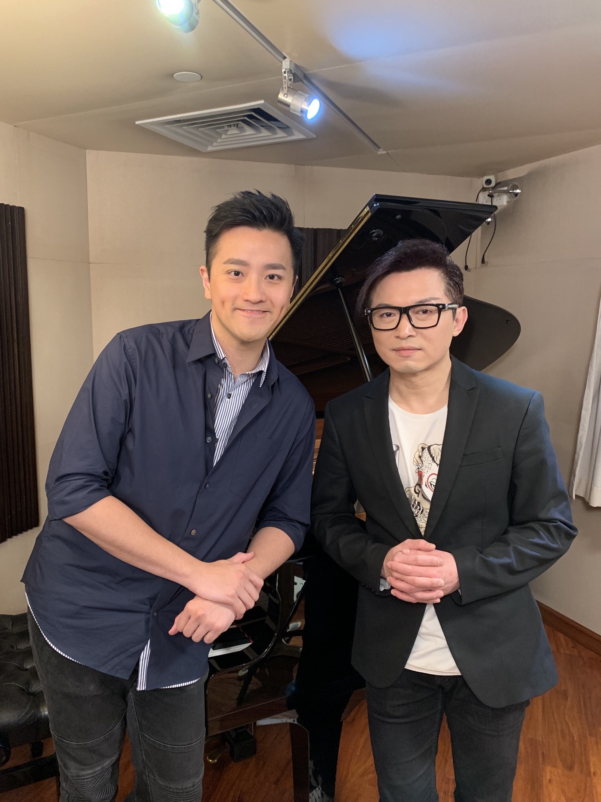 伍樂城接受Edmond訪問,當中談起《無間道》主題曲。 伍樂城接受Edmond訪問,當中談起《無間道》主題曲。
