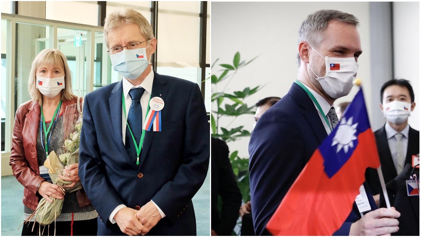 捷克參議院議長率團抵台訪問布拉格市長同行