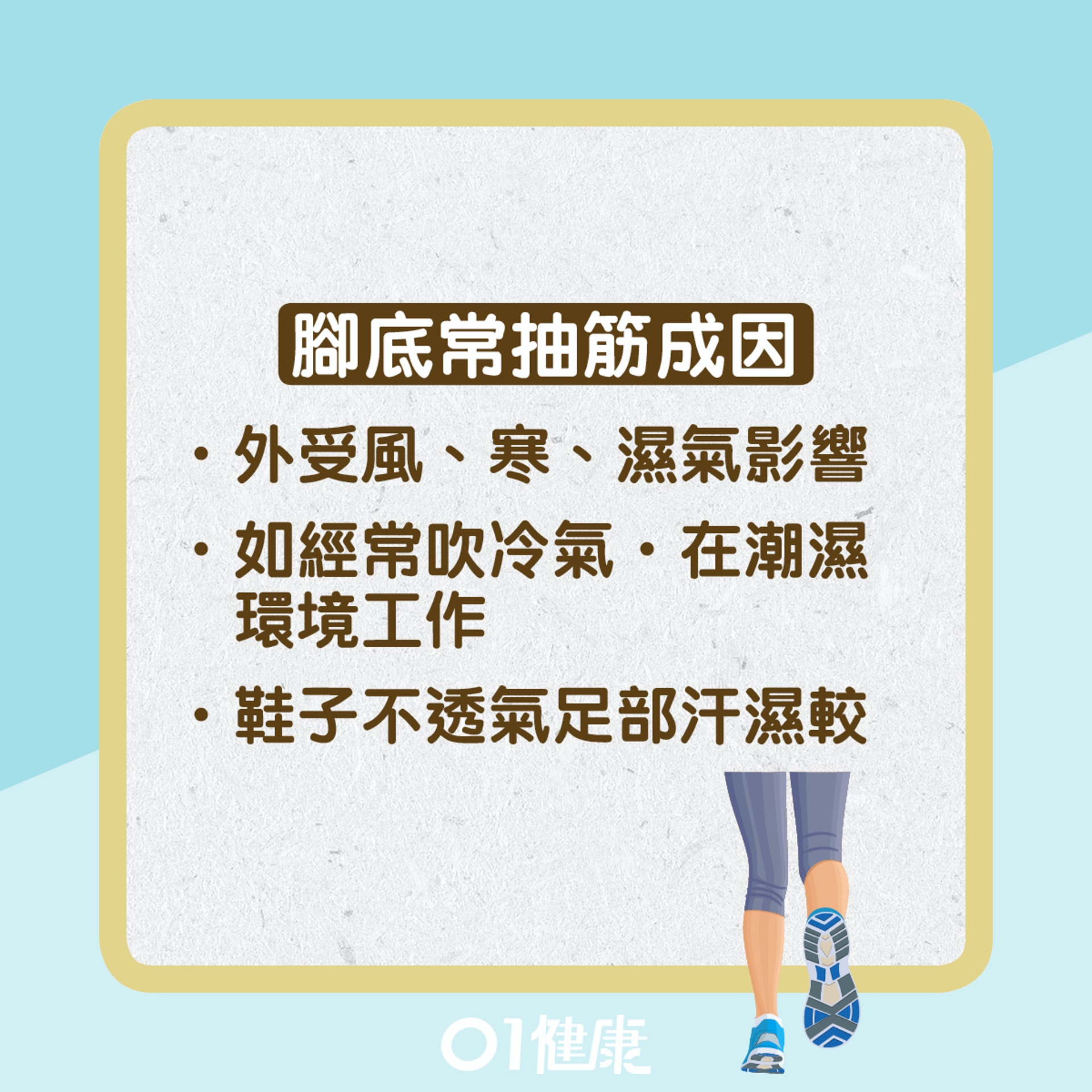 腳底常抽筋(01健康) 腳底常抽筋(01健康)