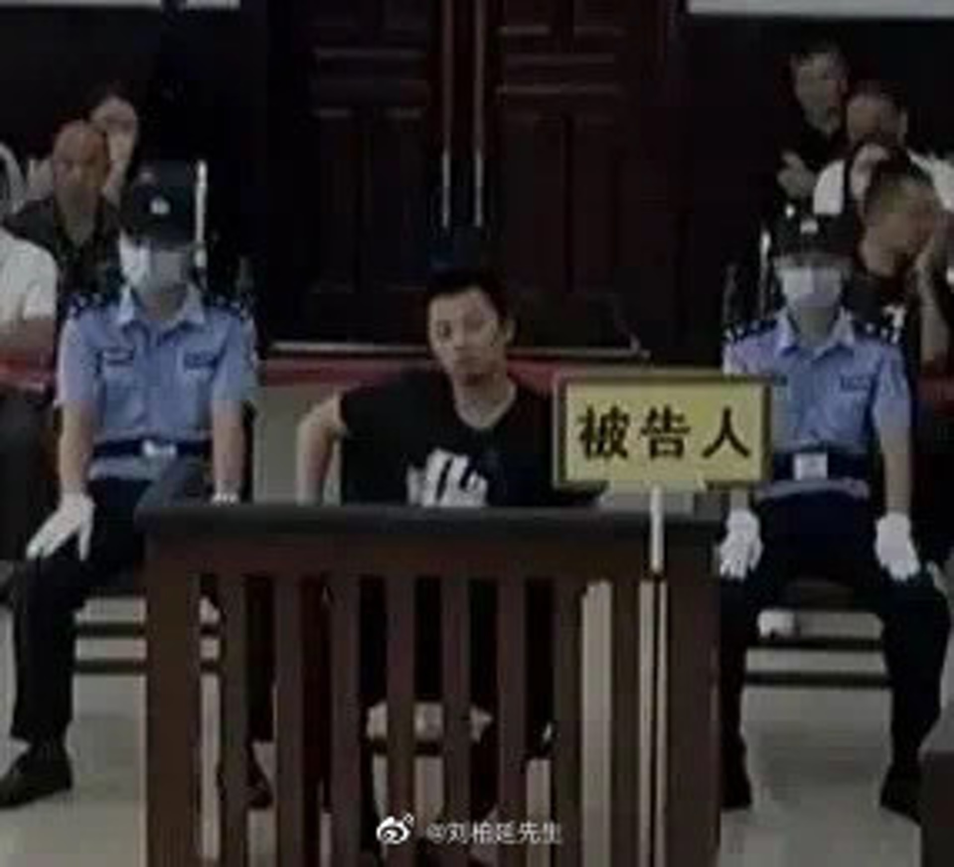 被告人馬姓男子全程表現囂張。