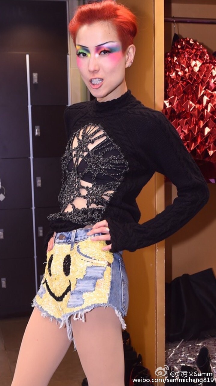 2014年「Touch Mi」跨年演唱會。（微博@鄭秀文Sammi）