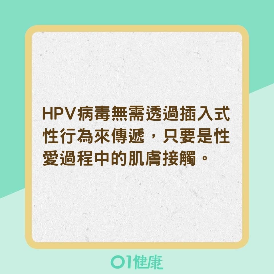 HPV病毒3大真相（01製圖）