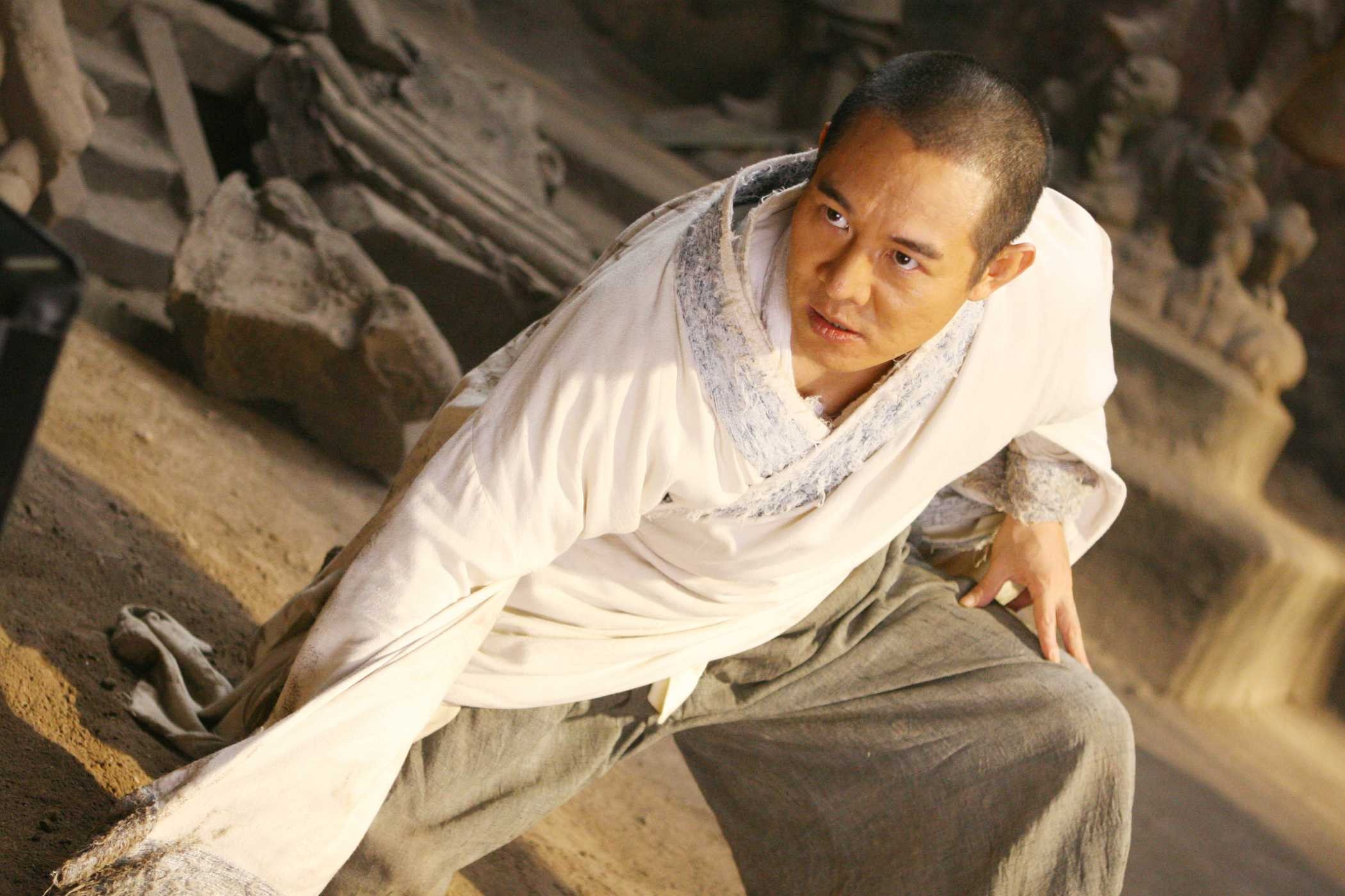 劉亦菲12年前在《功夫之王》與李連杰早結片緣（《功夫之王》劇照）