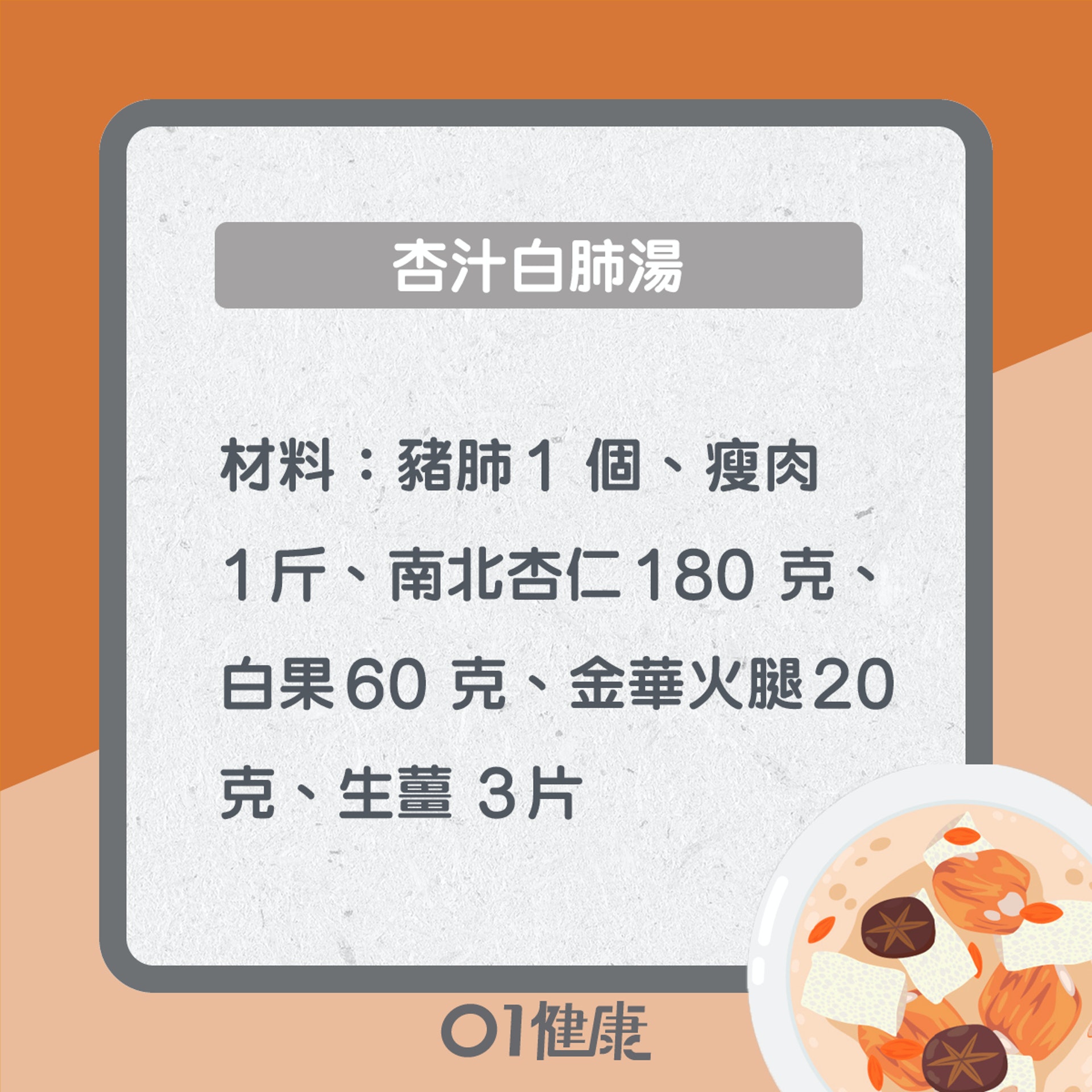 杏汁白肺湯(01製圖) 杏汁白肺湯(01製圖)