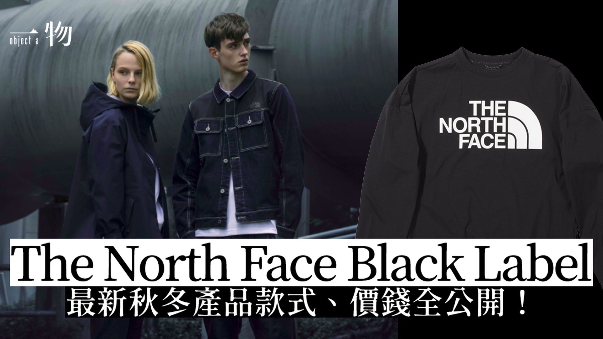 The north face black sales label