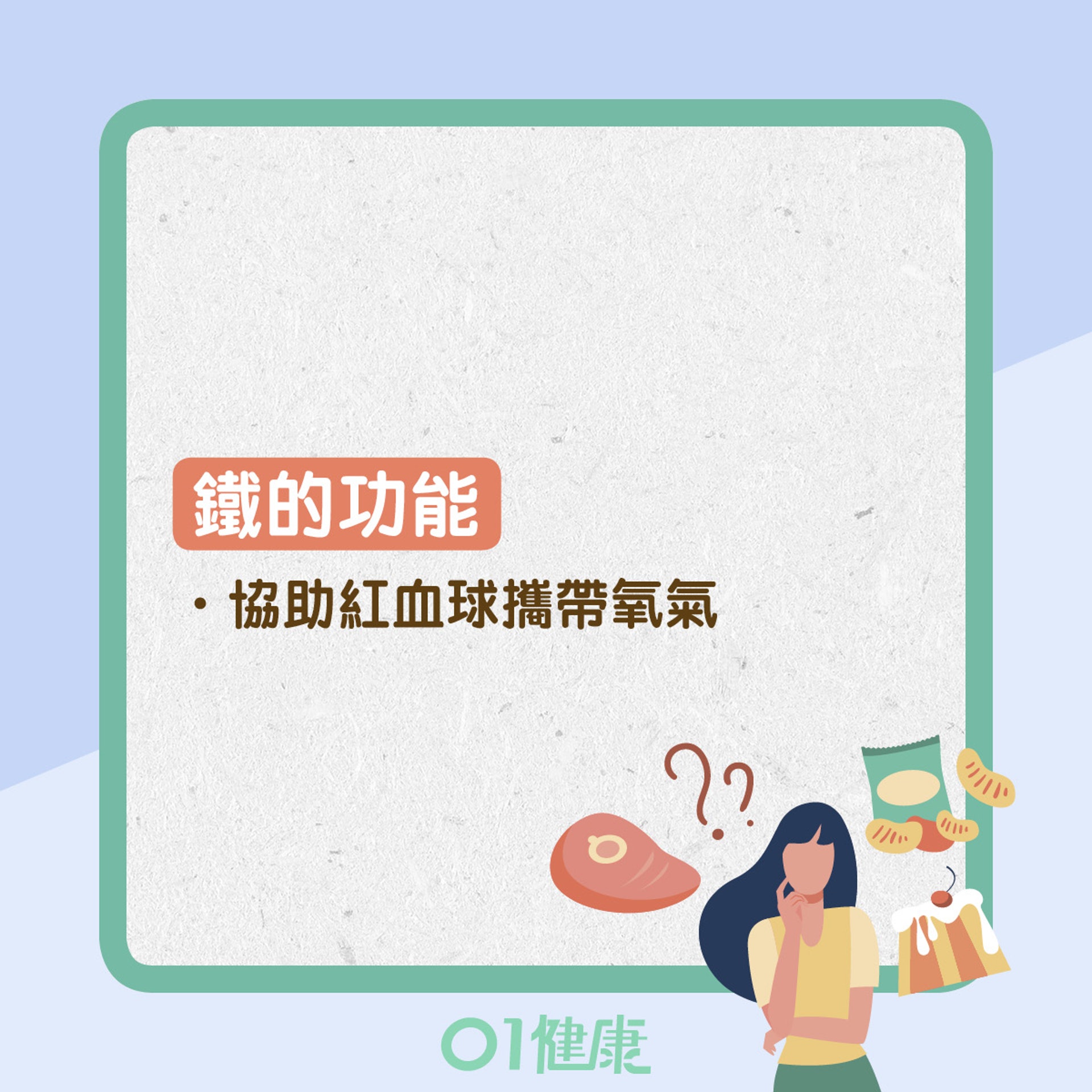 特別愛吃肉代表身體缺鐵或缺鋅(01製圖) 特別愛吃肉代表身體缺鐵或缺鋅(01製圖)
