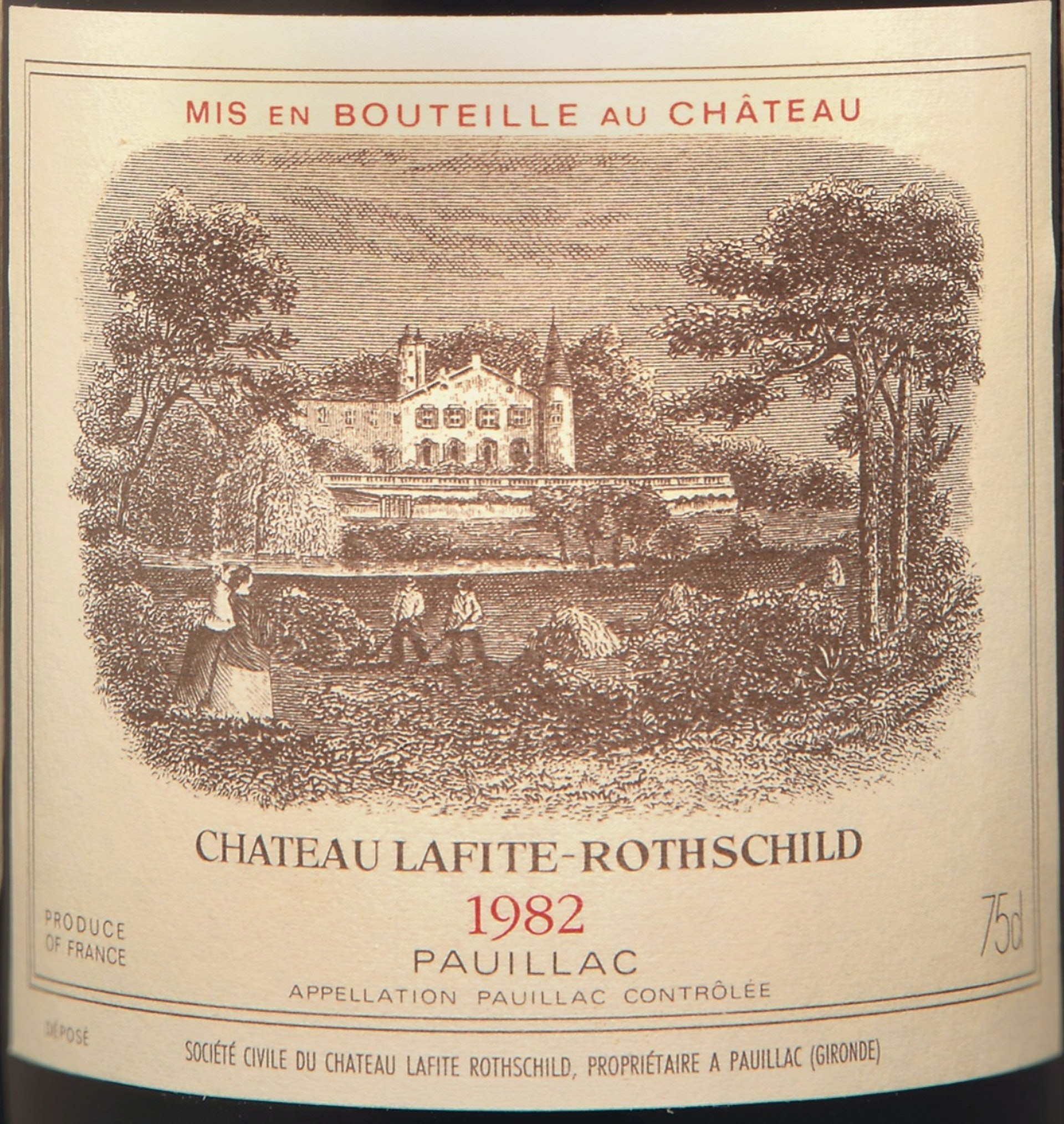 傳說中的82年Lafite(網上圖片) 傳說中的82年Lafite(網上圖片)