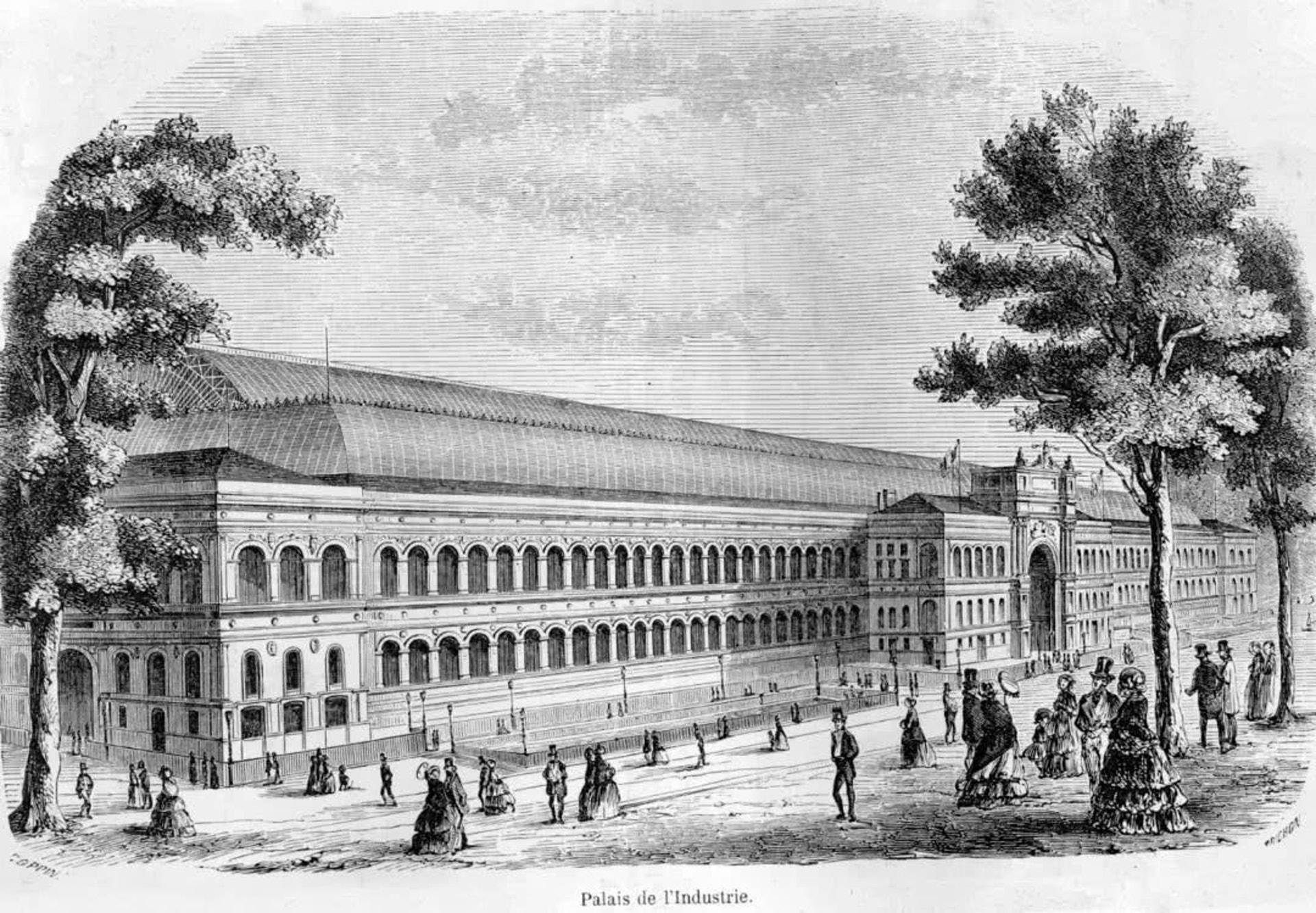 1855年巴黎世界博覽會(網上圖片) 1855年巴黎世界博覽會(網上圖片)