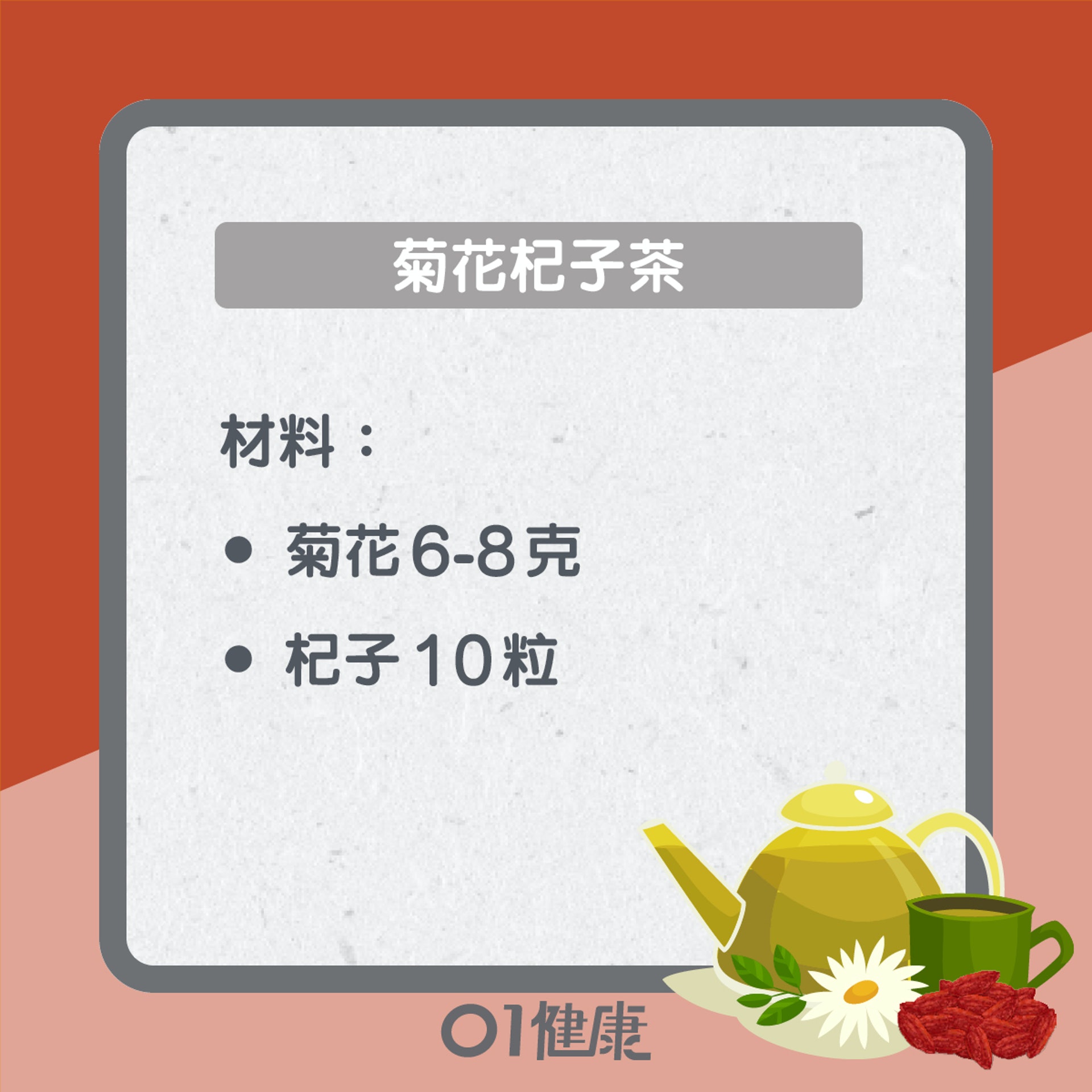 菊花杞子茶(01製圖) 菊花杞子茶(01製圖)
