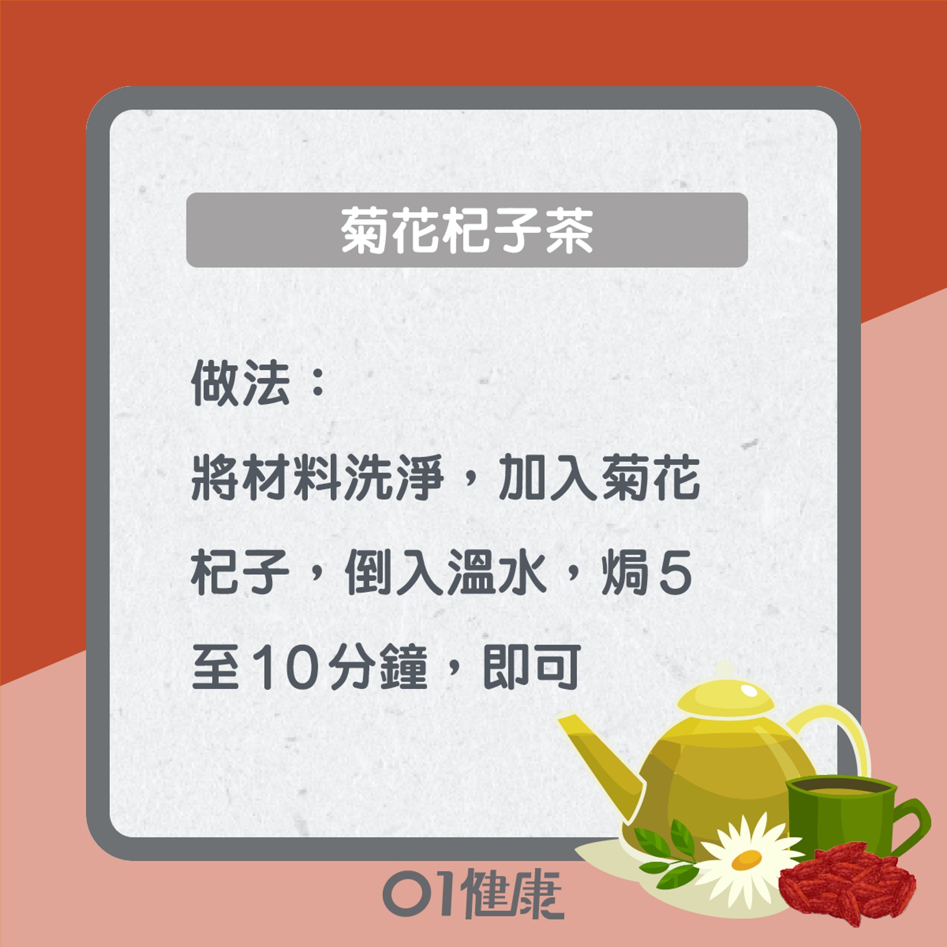 菊花杞子茶(01製圖) 菊花杞子茶(01製圖)