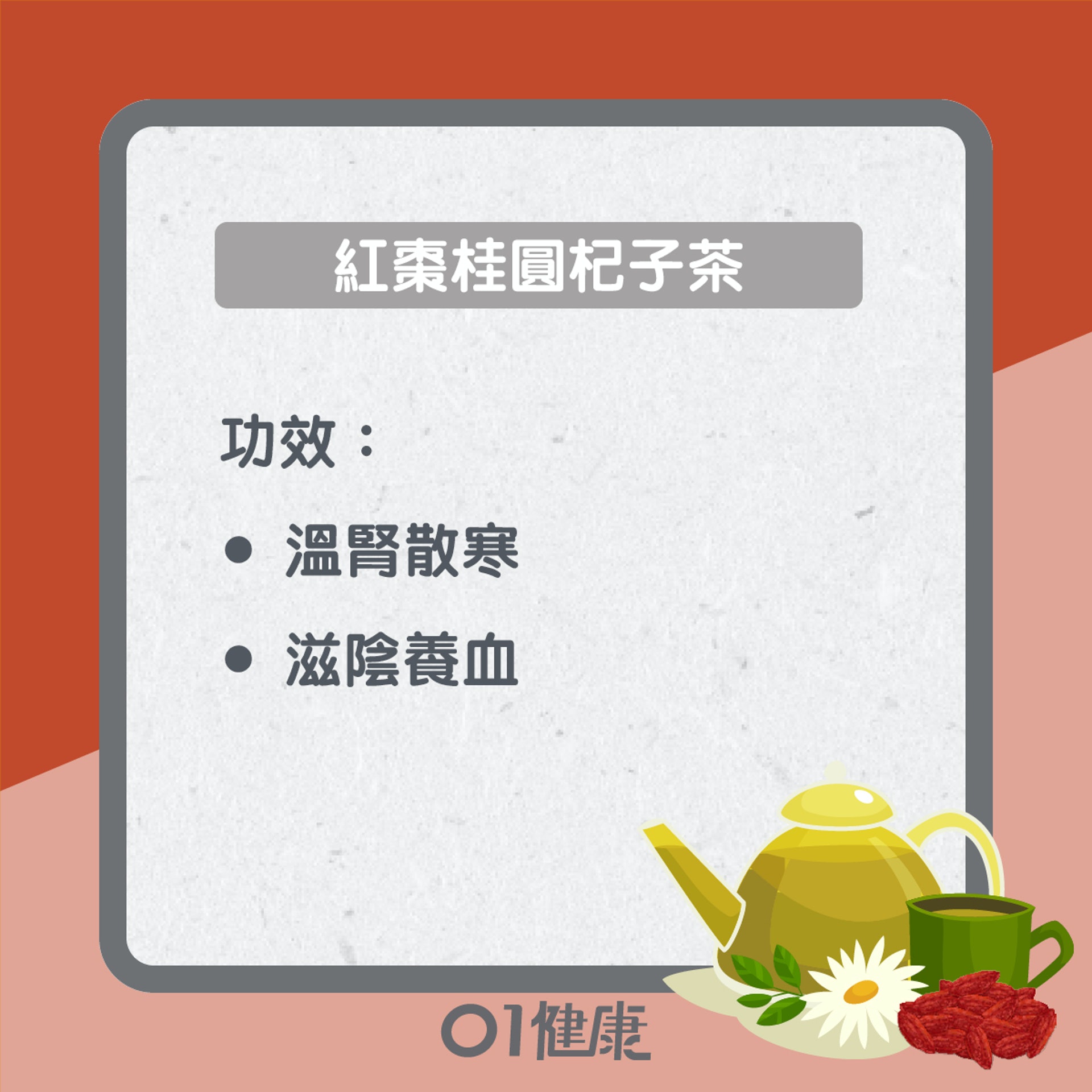 紅棗桂圓杞子茶(01製圖) 紅棗桂圓杞子茶(01製圖)