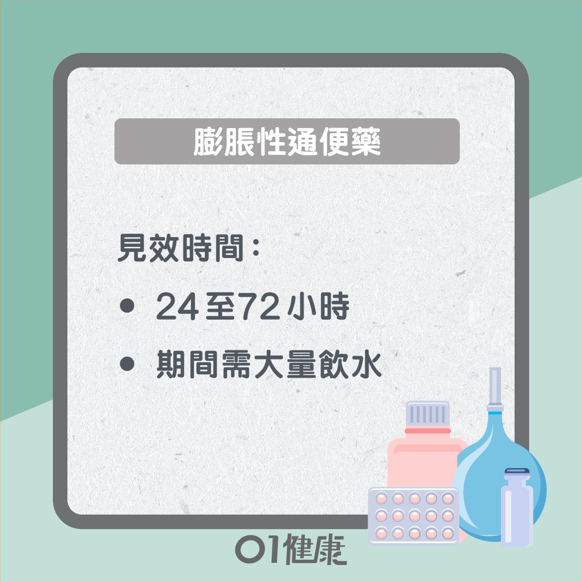 4種通便藥特性一覽(01製圖) 4種通便藥特性一覽(01製圖)