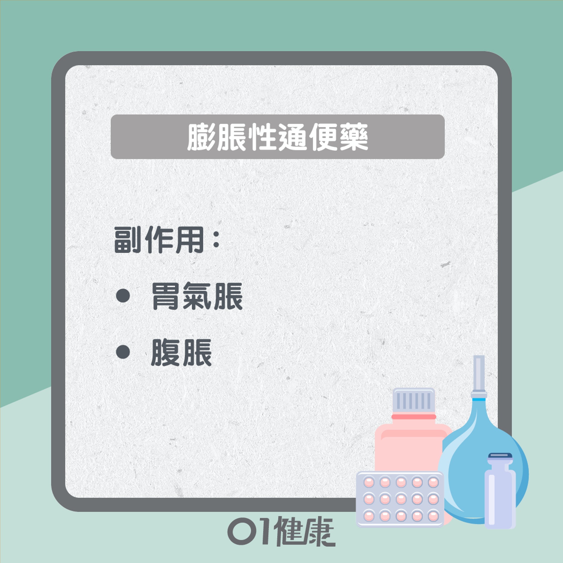 4種通便藥特性一覽(01製圖) 4種通便藥特性一覽(01製圖)