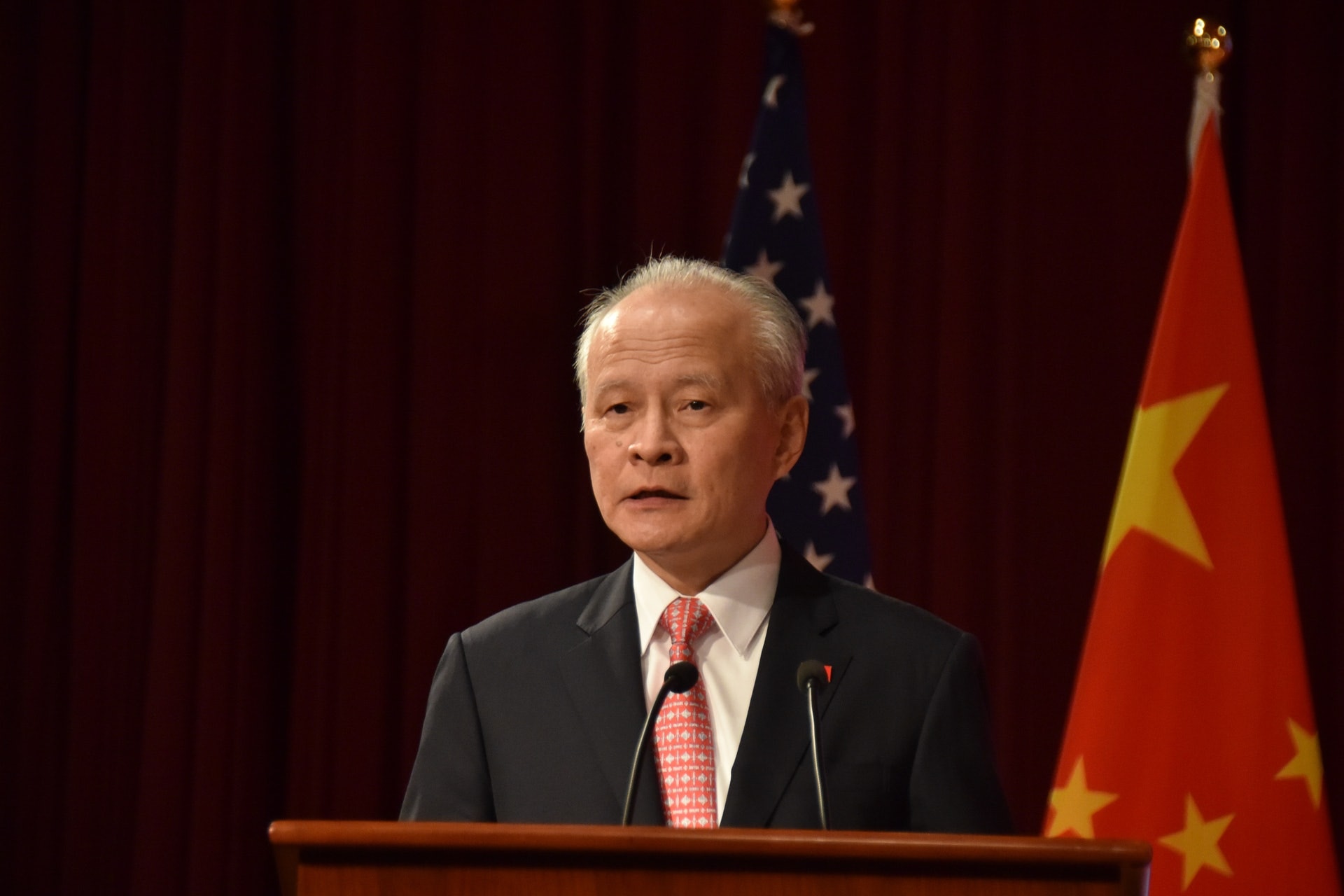 崔天凱表示，中美長期以來很好地管控分歧，但美國一些人試圖突破「紅線」，這將帶來嚴重後果。（資料圖片）