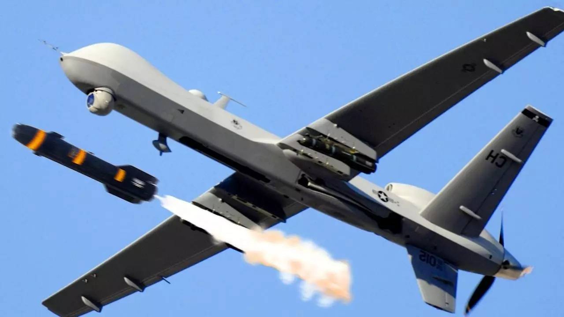 MQ-9B死神無人機(MQ-9 Reaper)。(網絡圖片) MQ-9B死神無人機(MQ-9 Reaper)。(網絡圖片)