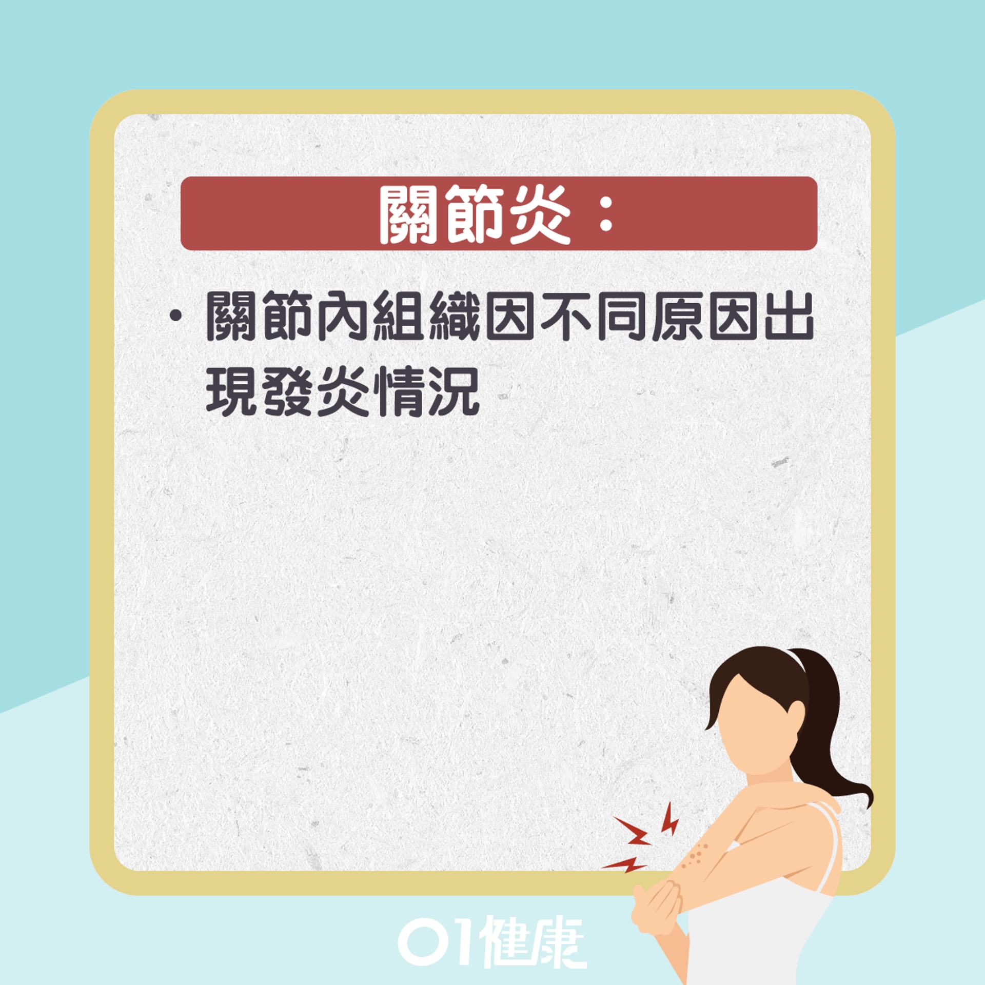 關節炎知多啲(01製圖) 關節炎知多啲(01製圖)