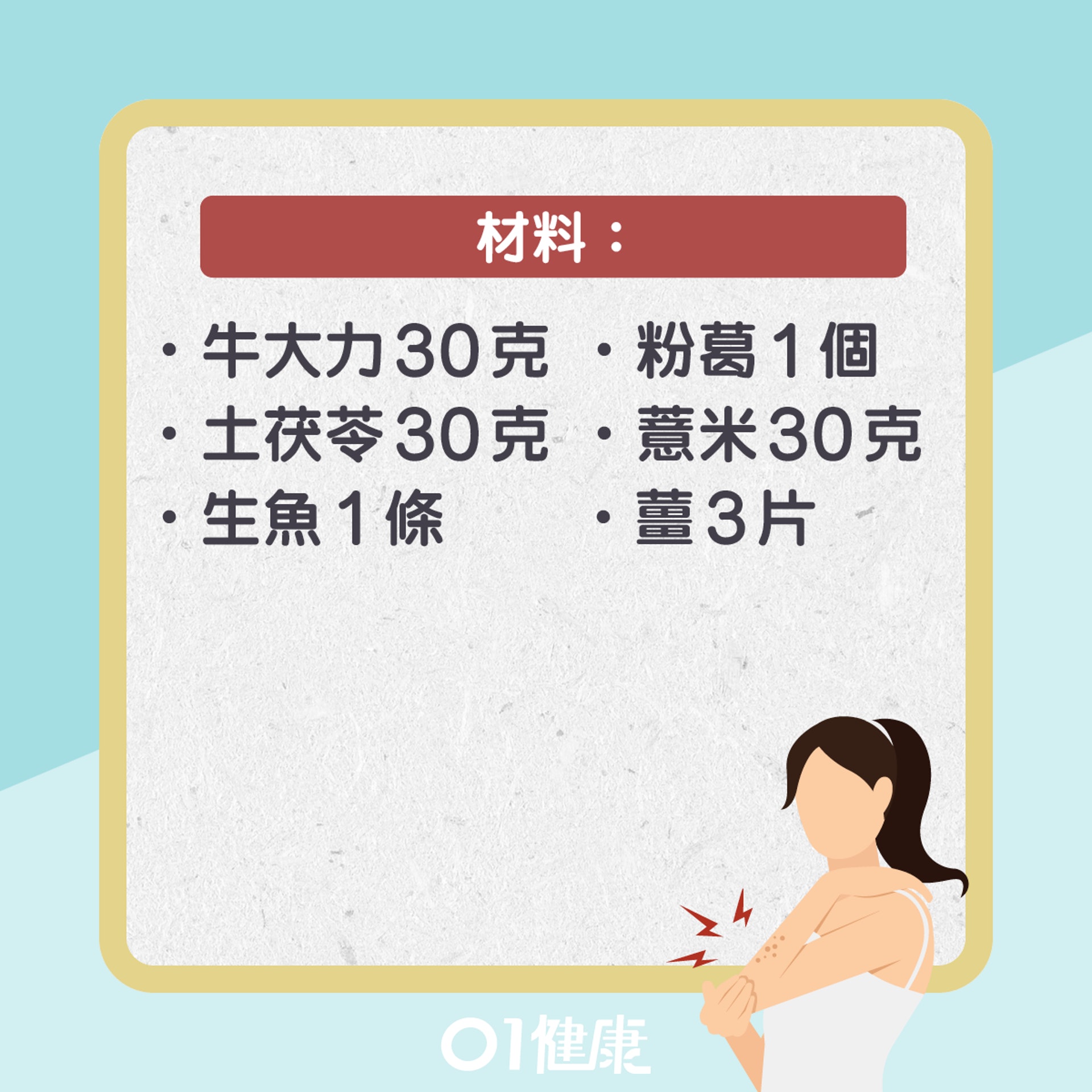 牛大力土茯苓煲生魚(01製圖) 牛大力土茯苓煲生魚(01製圖)