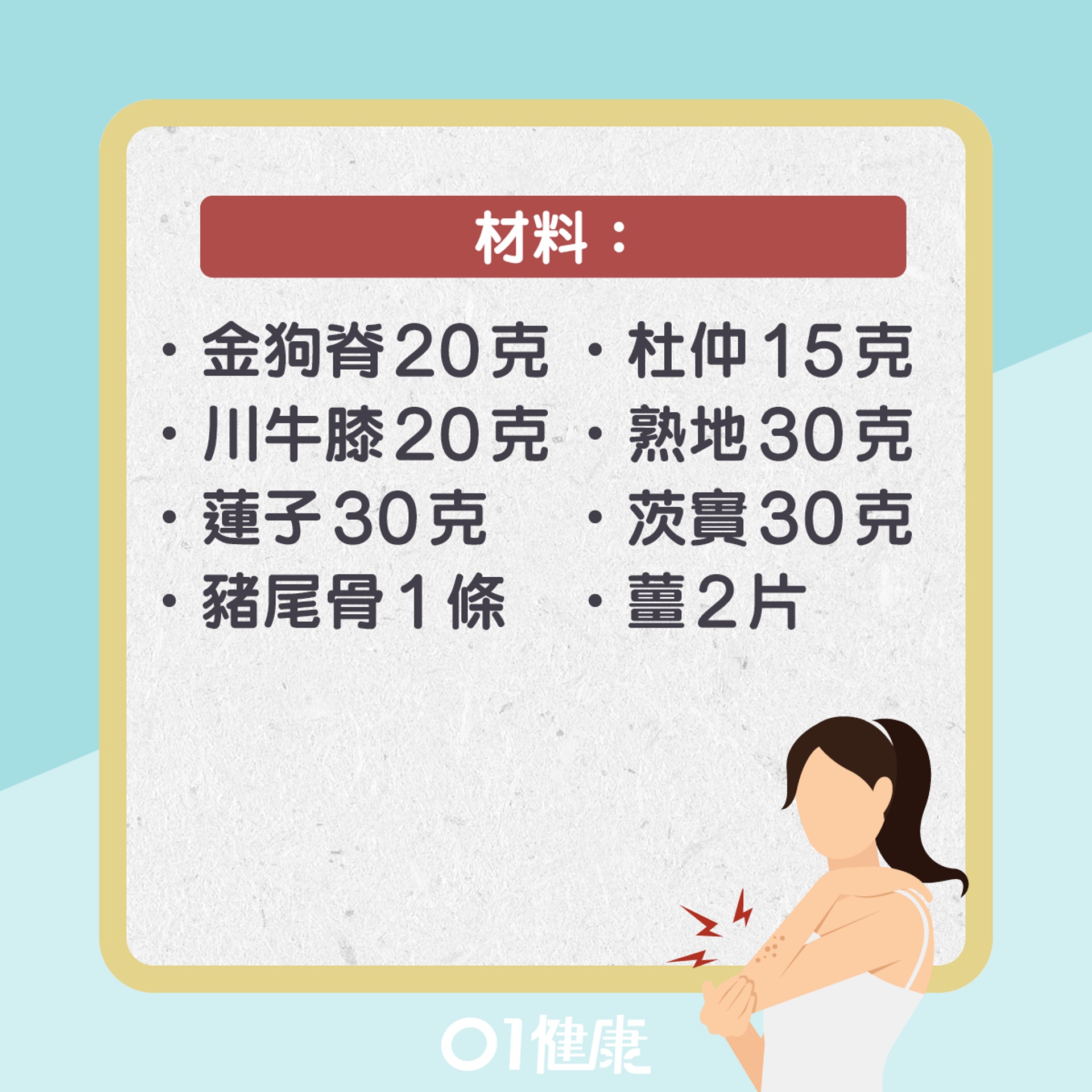 杜仲牛膝煲豬尾骨(01製圖) 杜仲牛膝煲豬尾骨(01製圖)