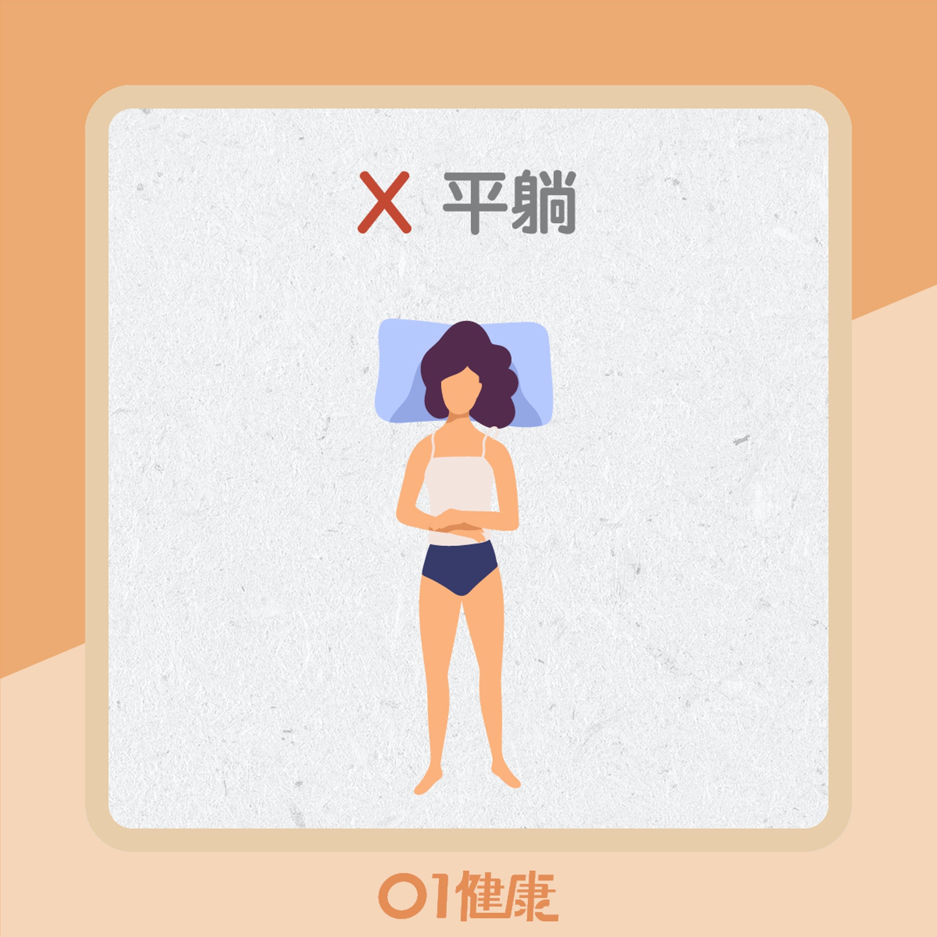 不同睡姿的影響(01製圖) 不同睡姿的影響(01製圖)