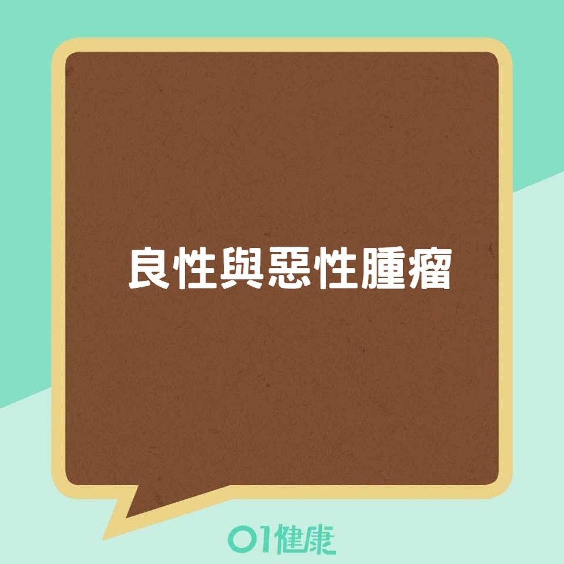 良性與惡性腫瘤的分別(01製圖) 良性與惡性腫瘤的分別(01製圖)