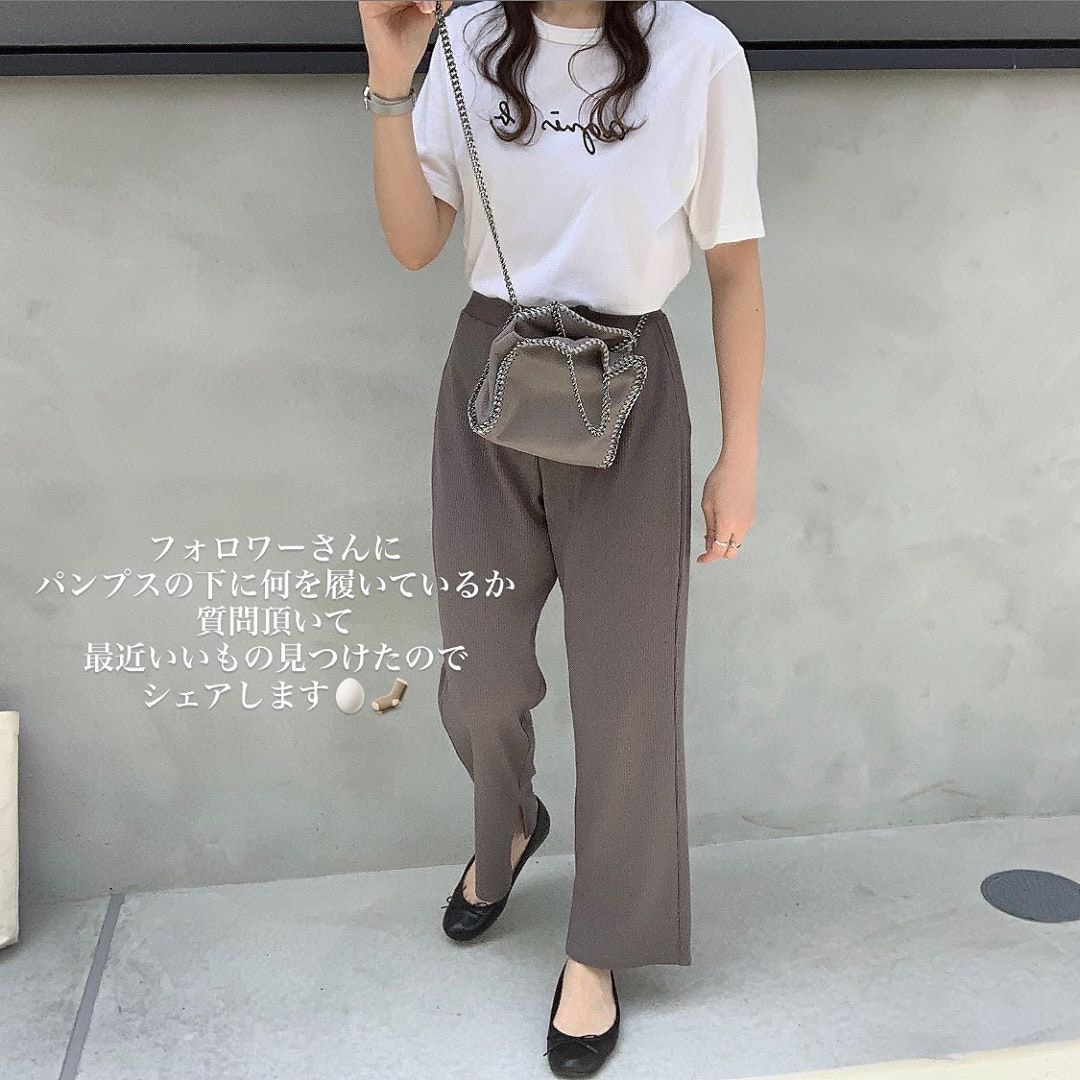 【MUJI無印良品穿搭】恰巧遮蓋腳踝的長度也能視覺增高？(hyororii_69@Instagram)