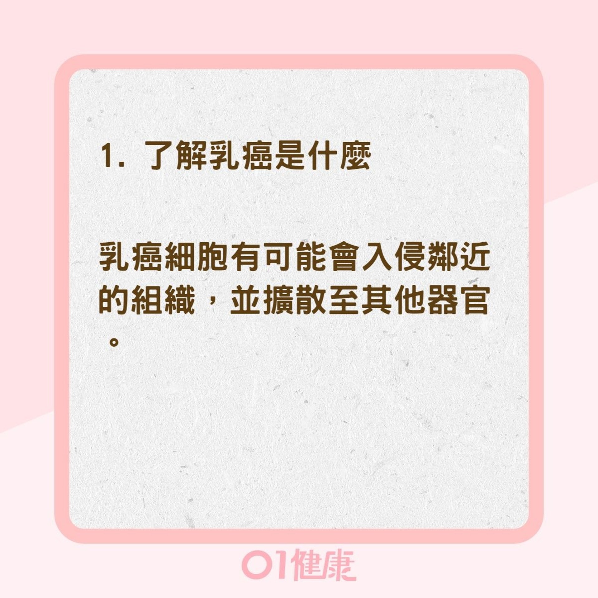 乳癌必知5件事（01製圖）